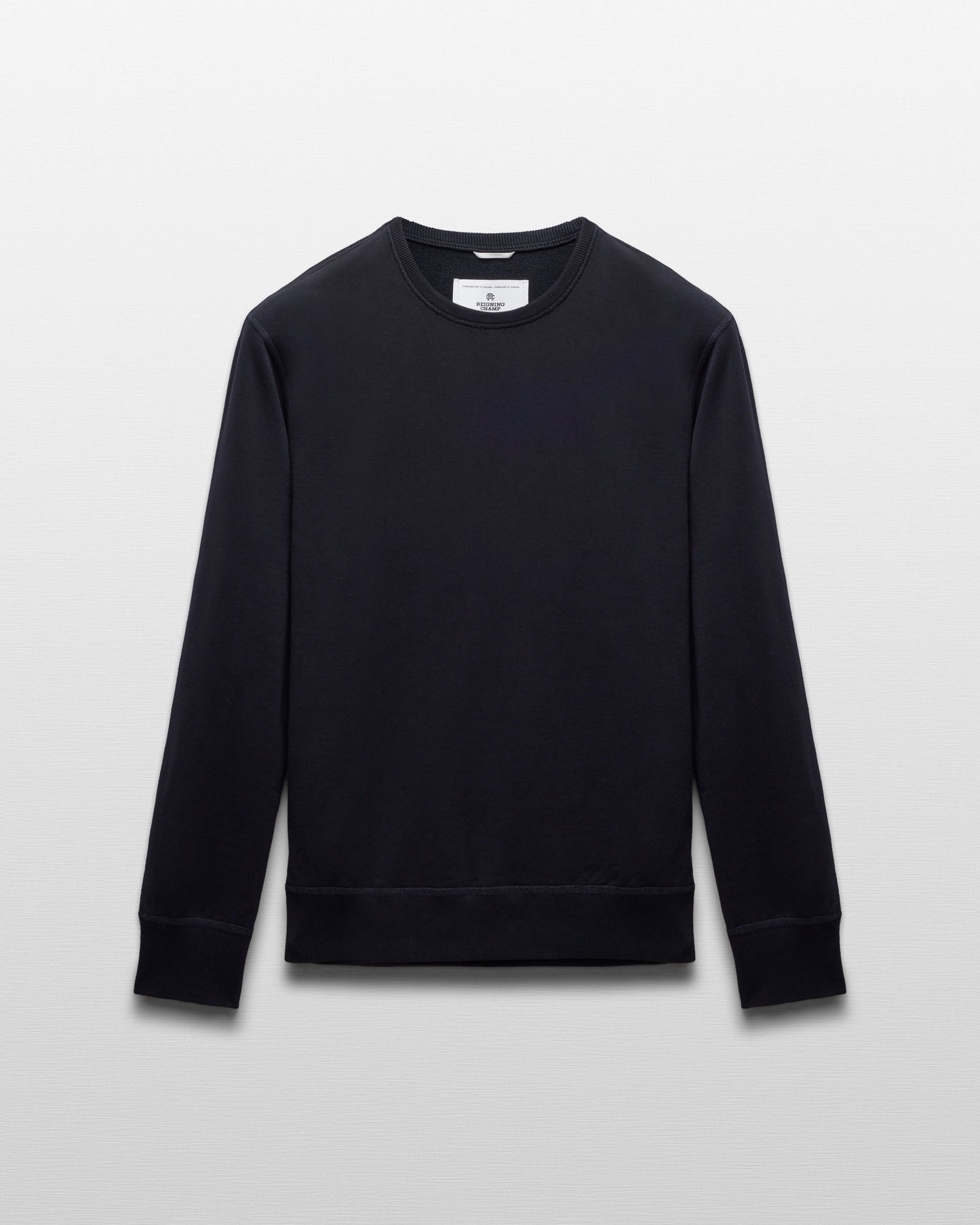 Midweight Terry Slim Crewneck