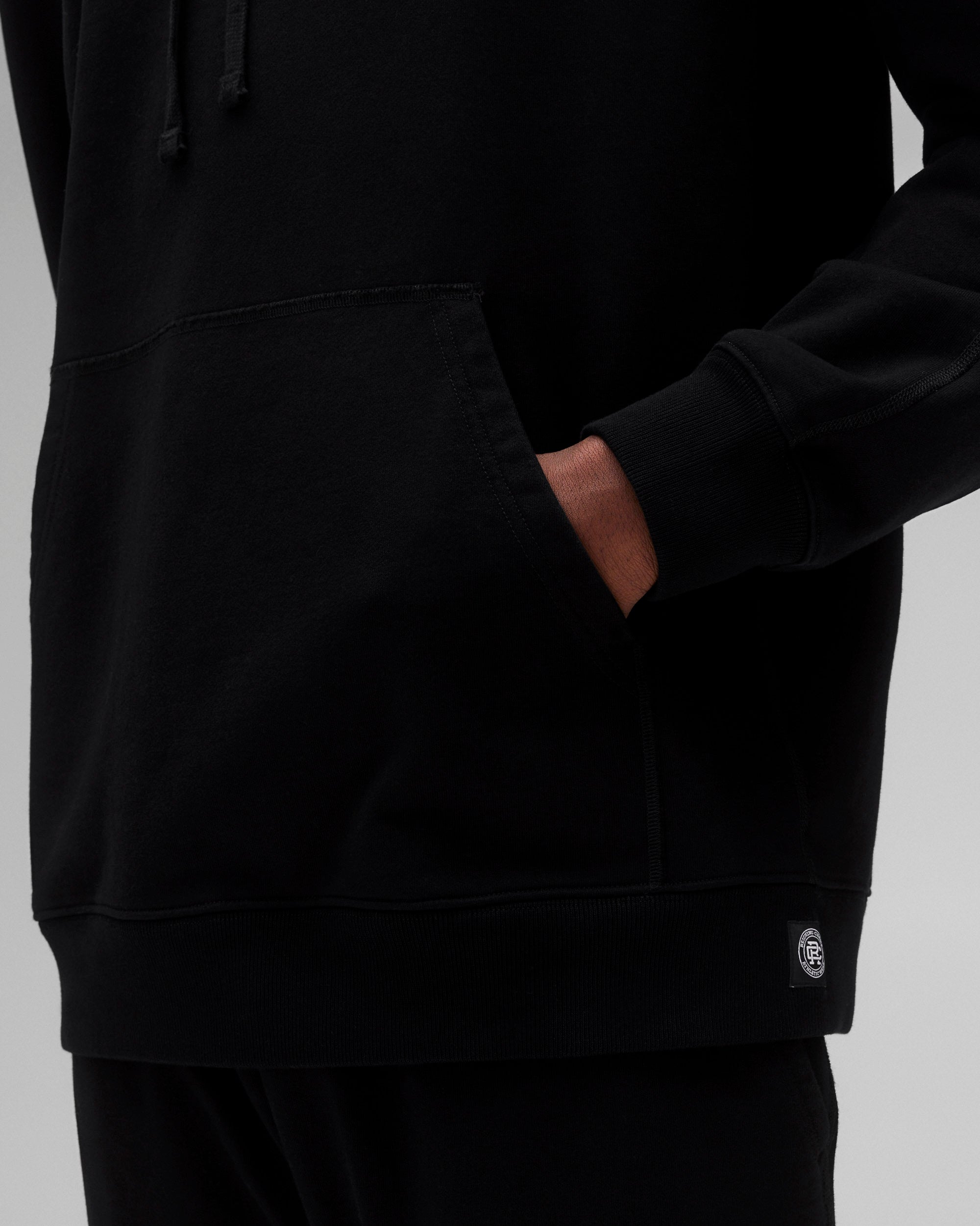 Kyoto Black Midweight Terry Classic Hoodie | Reigning Champ