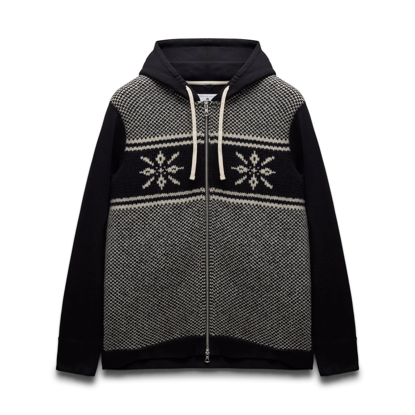 Junya Watanabe Shetland Wool Slim Zip Hoodie