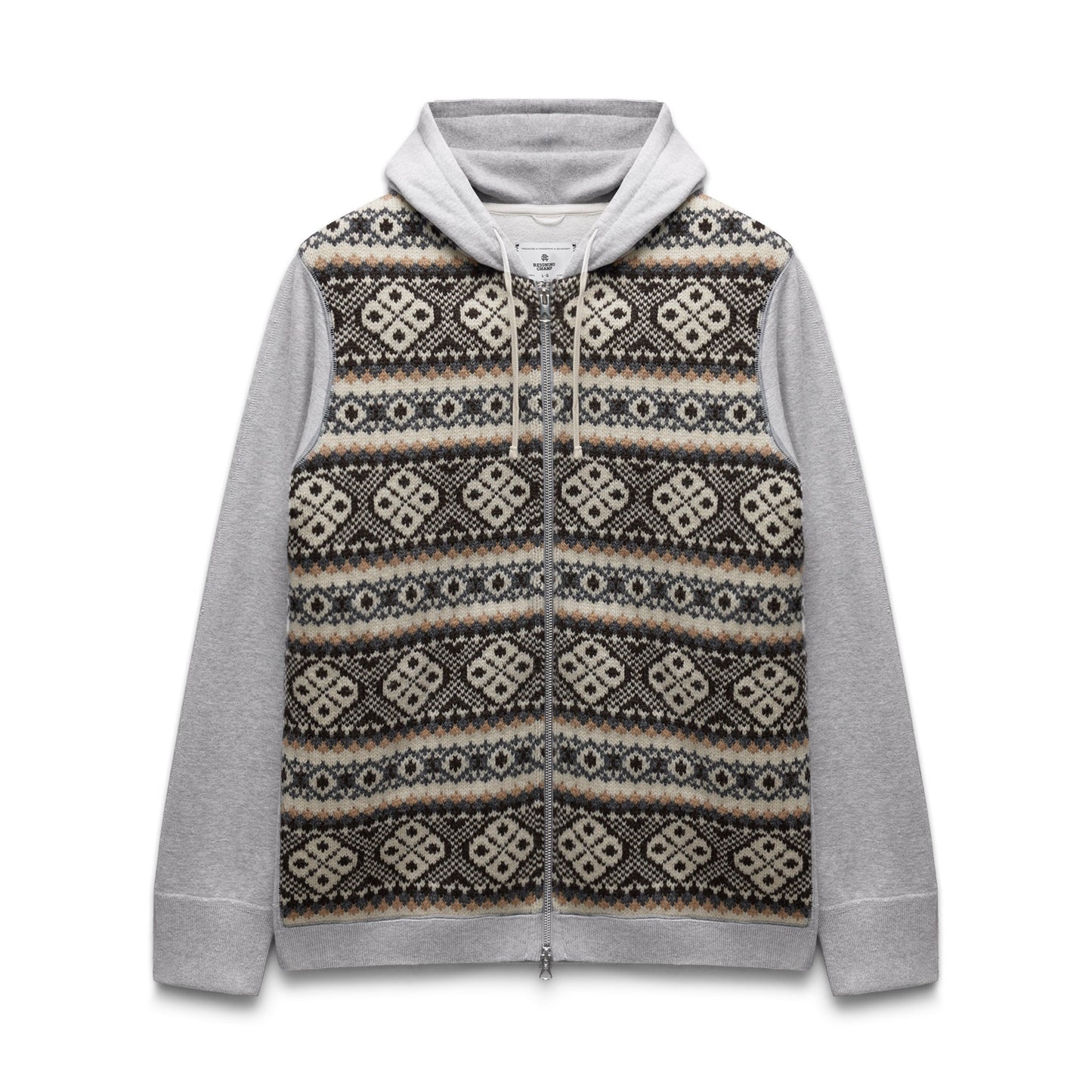 Junya Watanabe Shetland Wool Slim Zip Hoodie