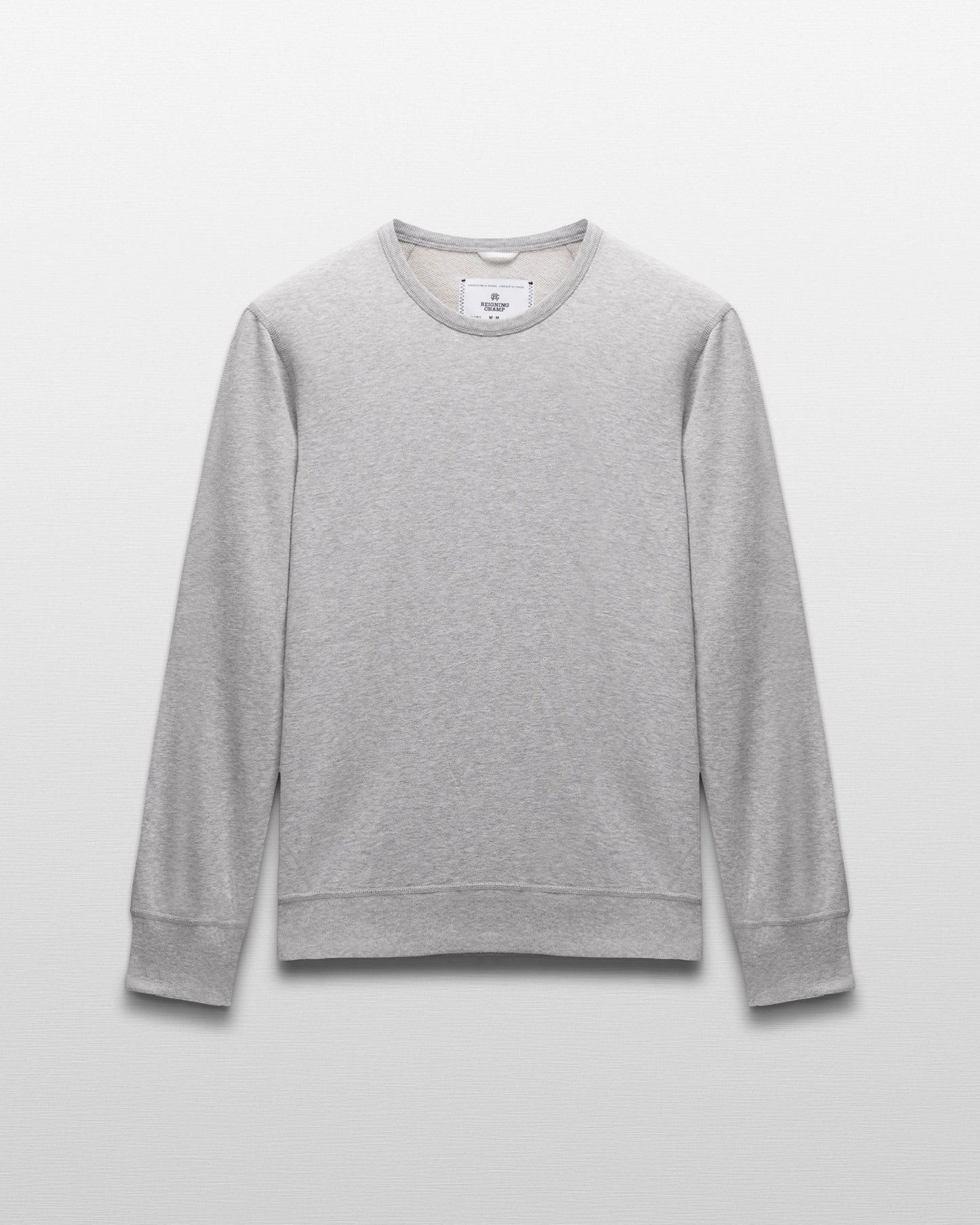 Lightweight Terry Slim Crewneck