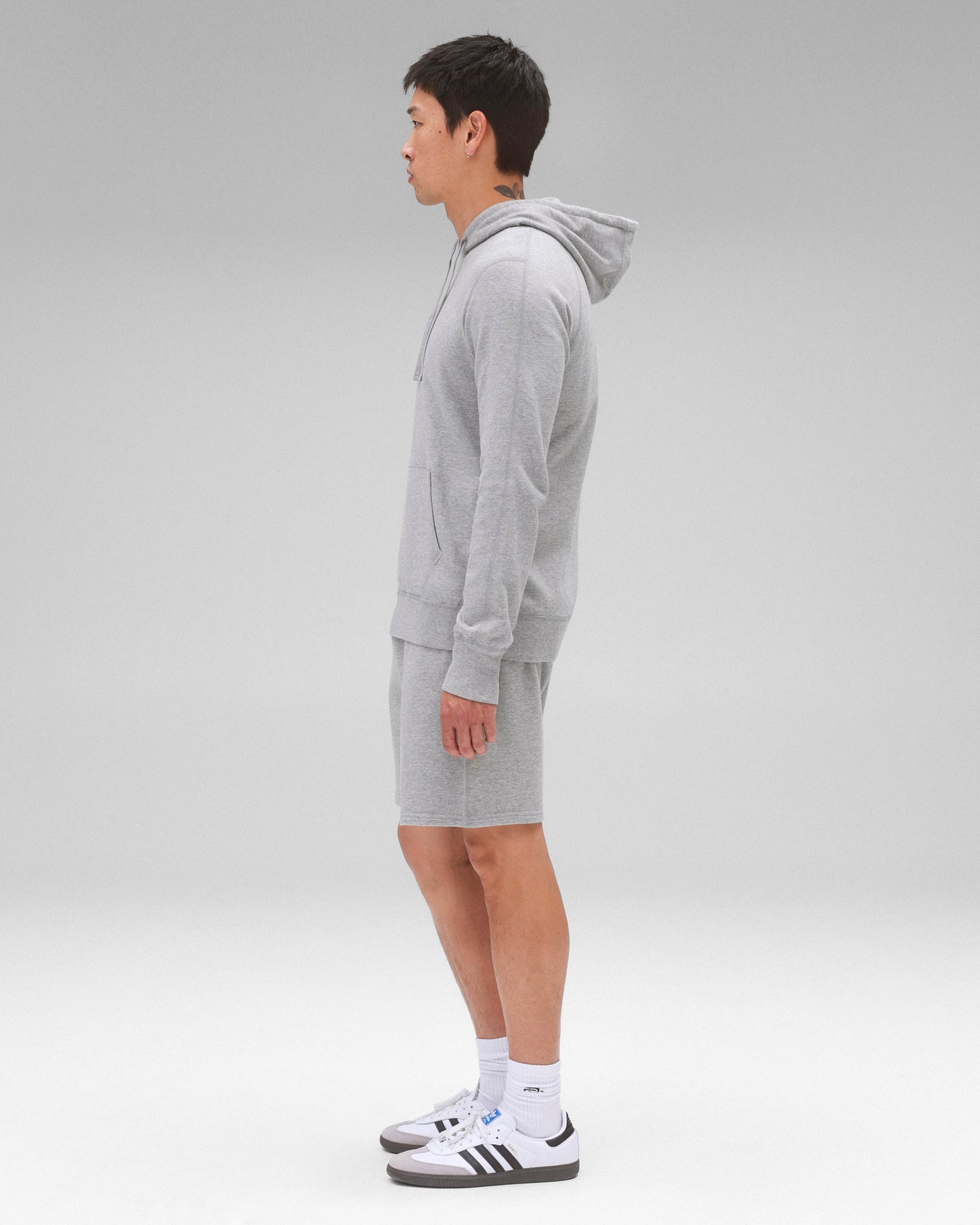 Lightweight Terry Slim Hoodie