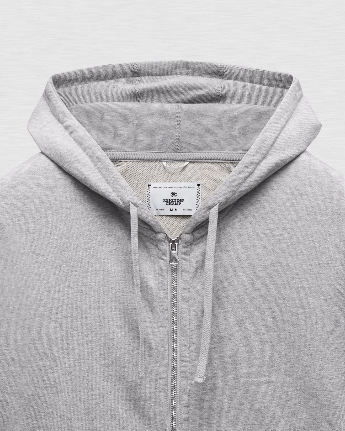 Lightweight Terry Slim Zip Hoodie