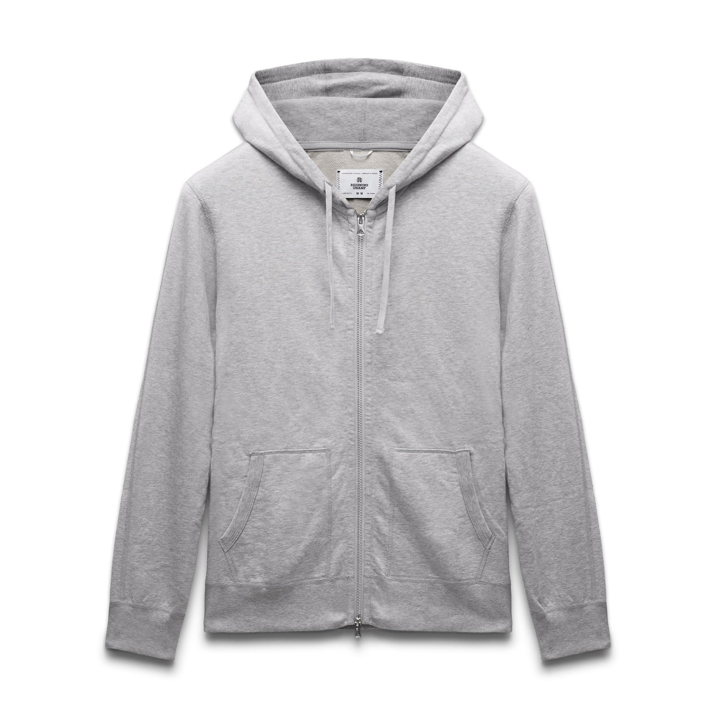 Lightweight Terry Slim Zip Hoodie