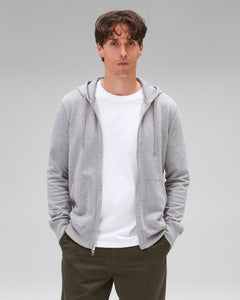 Lightweight Terry Slim Zip Hoodie