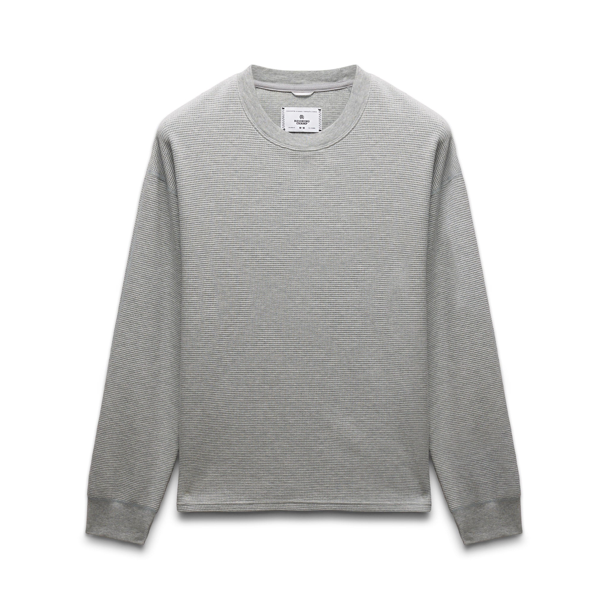 Reigning Champ Dark Heather Grey Crewneck cheapest Sweatshirt Mens Large