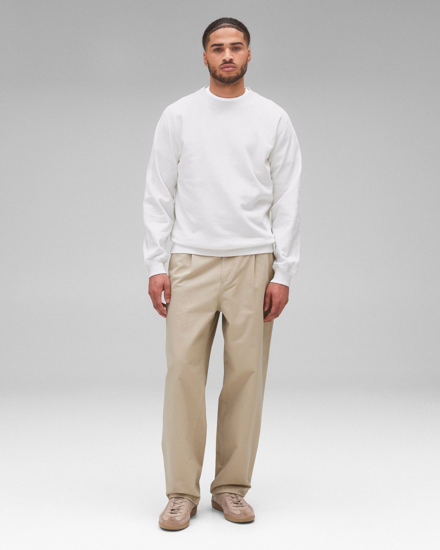 Lightweight Terry Classic Crewneck