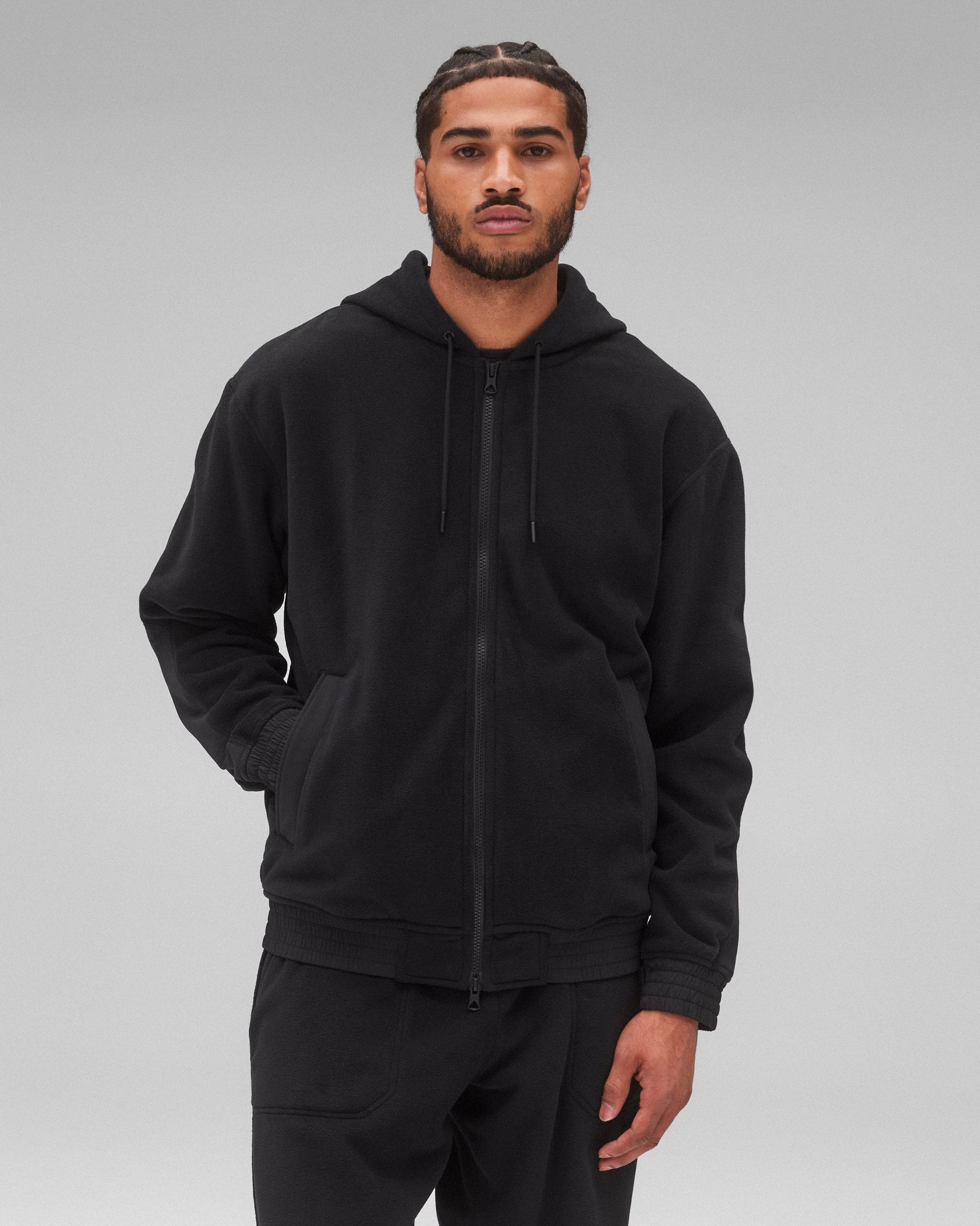 Polartec 200 Rematch Zip Hoodie Black