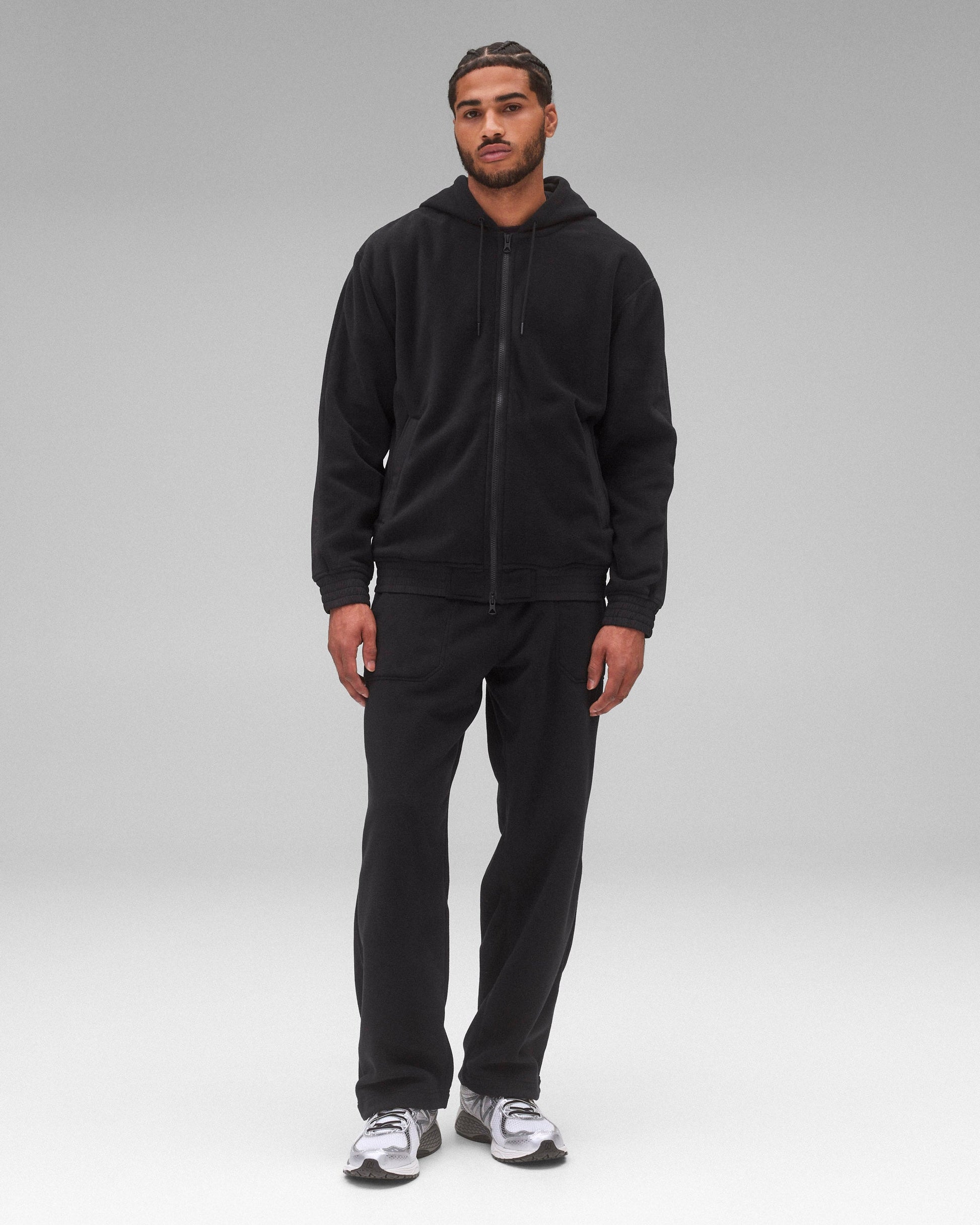 Polartec 200 Rematch Zip Hoodie Black