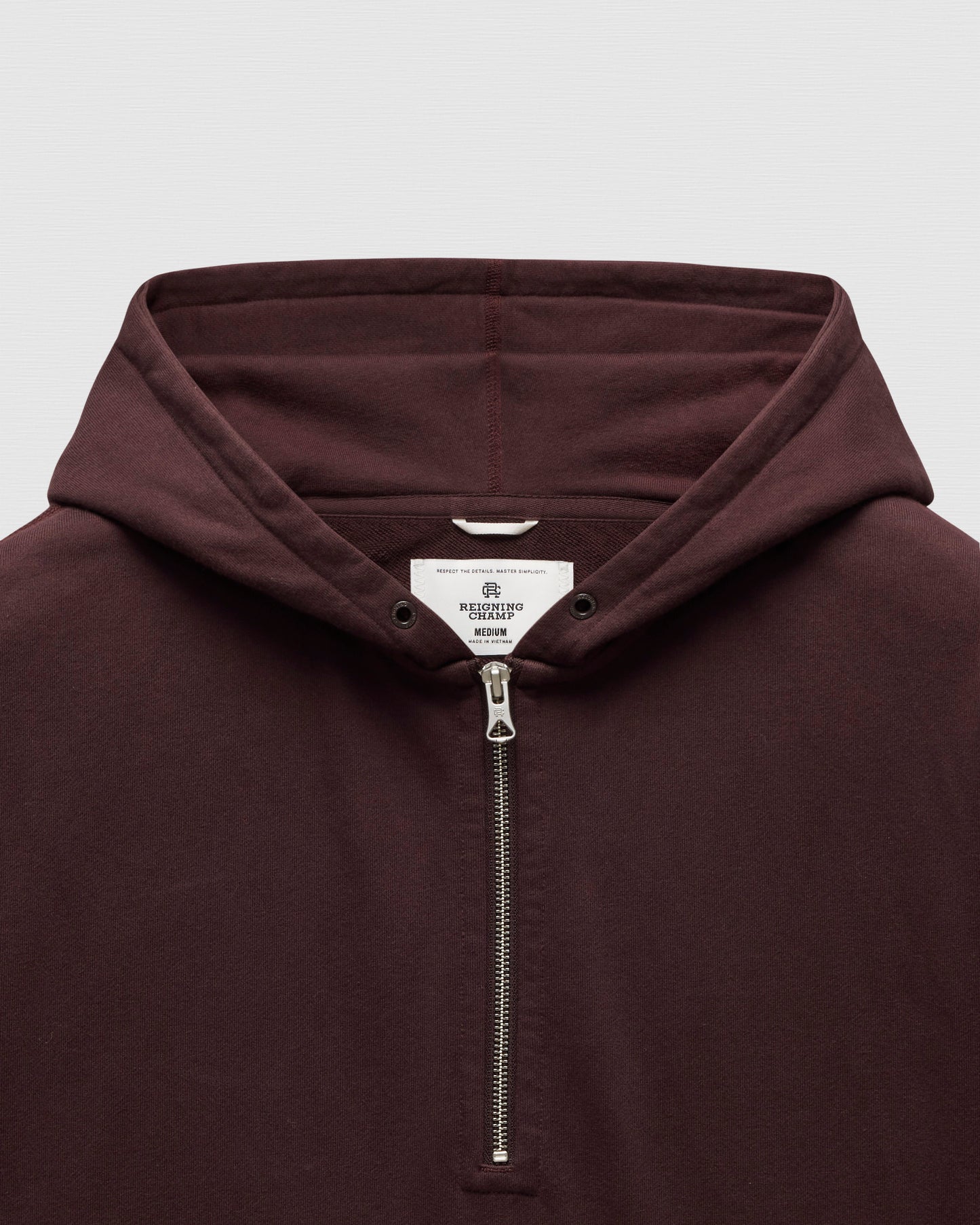 Midweight Terry Half Zip Hoodie