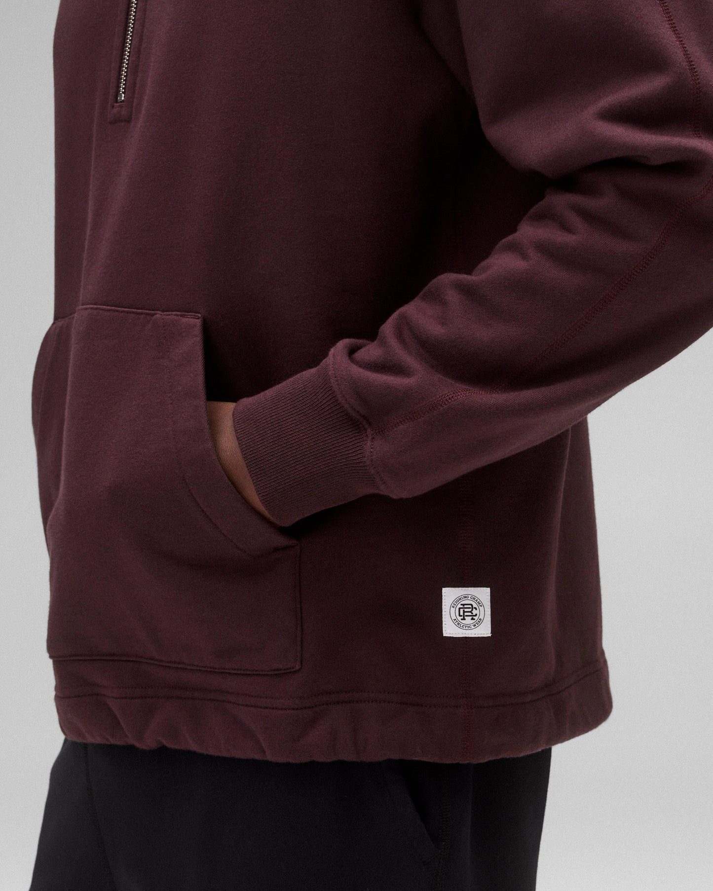 Midweight Terry Half Zip Hoodie