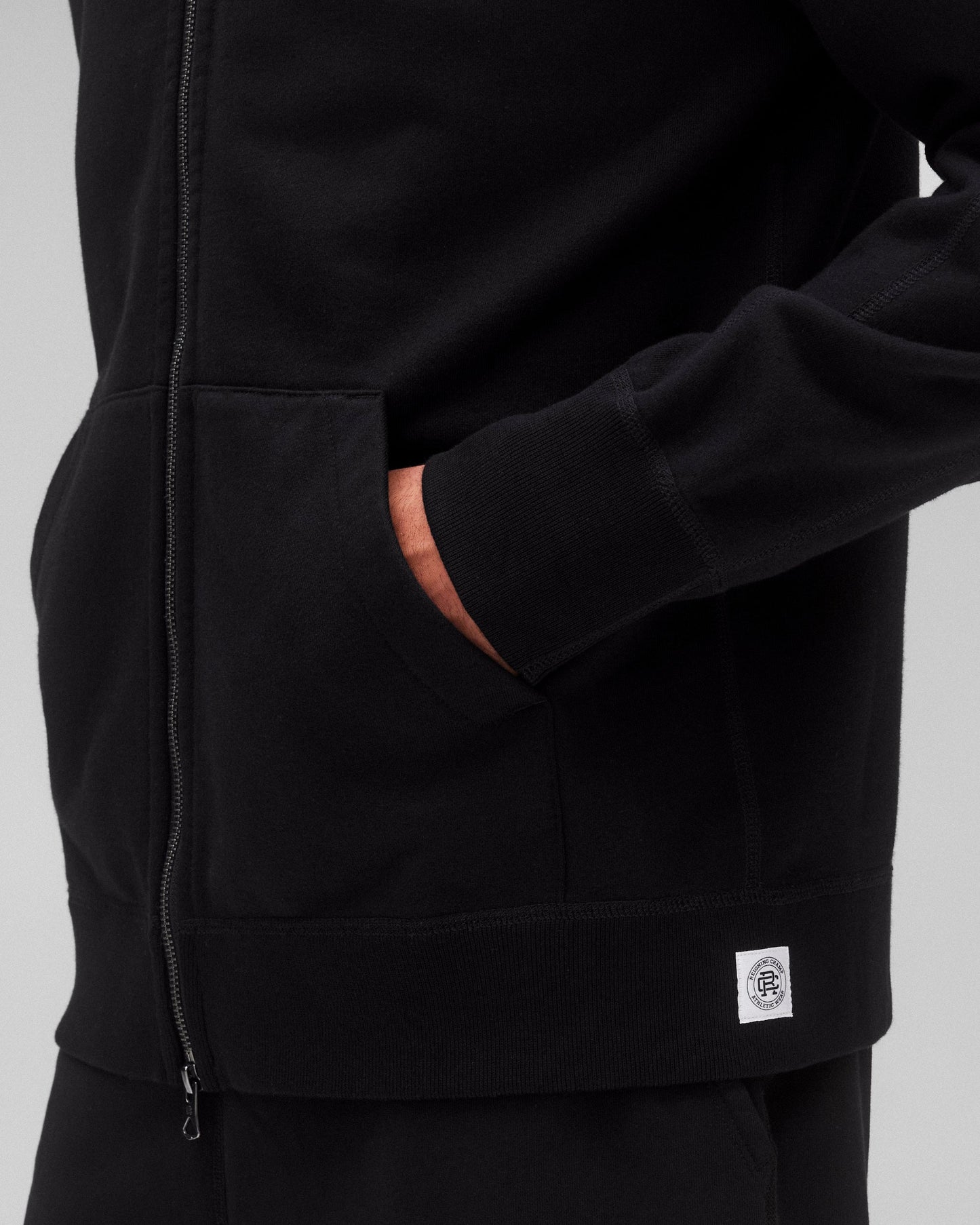 Midweight Terry Racer Zip Hoodie