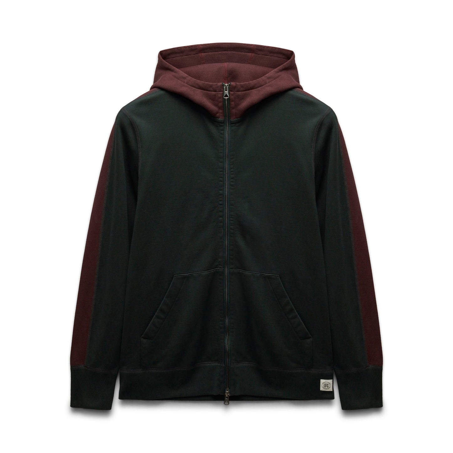 Midweight Terry Racer Zip Hoodie