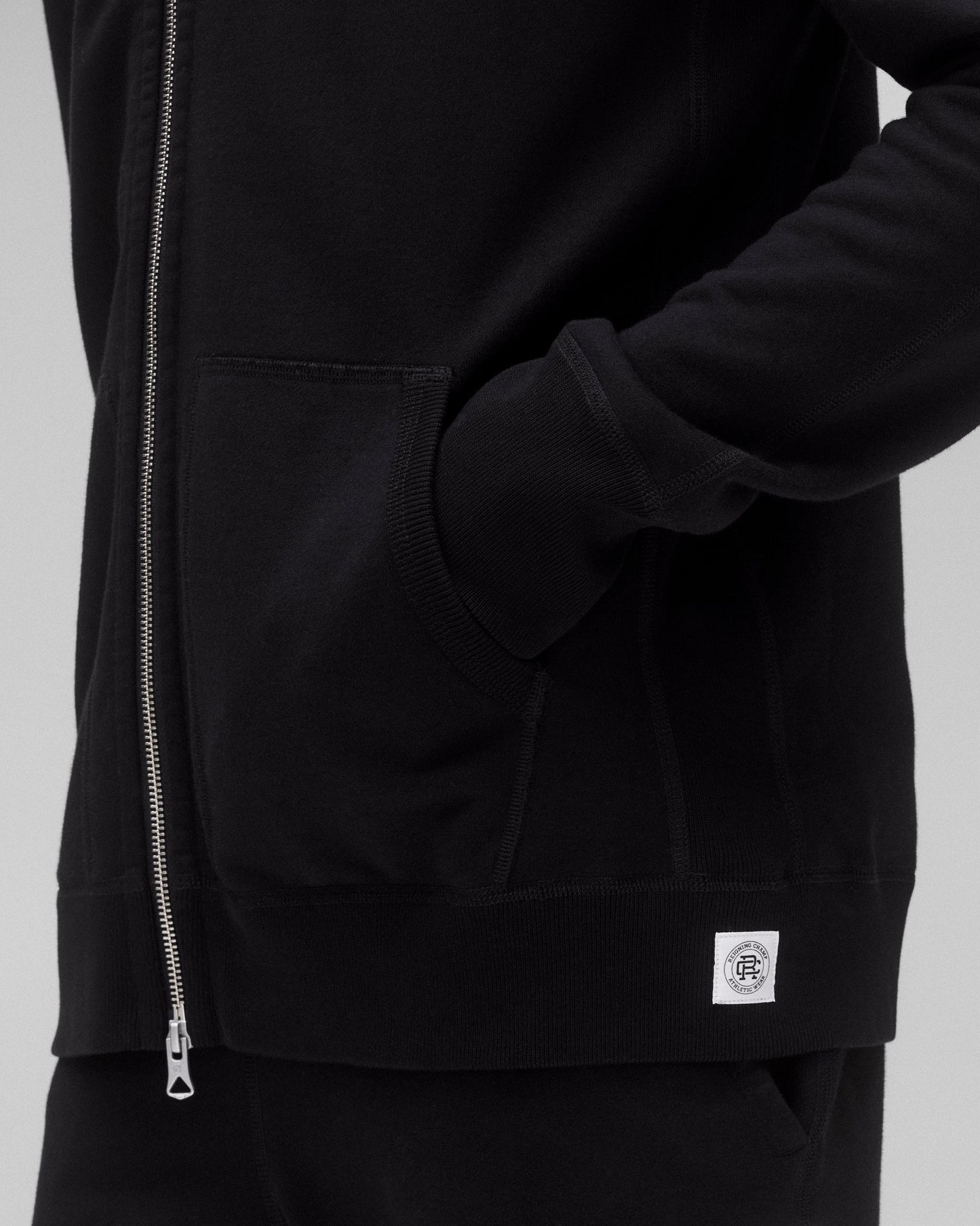 Midweight Terry Slim Zip Hoodie