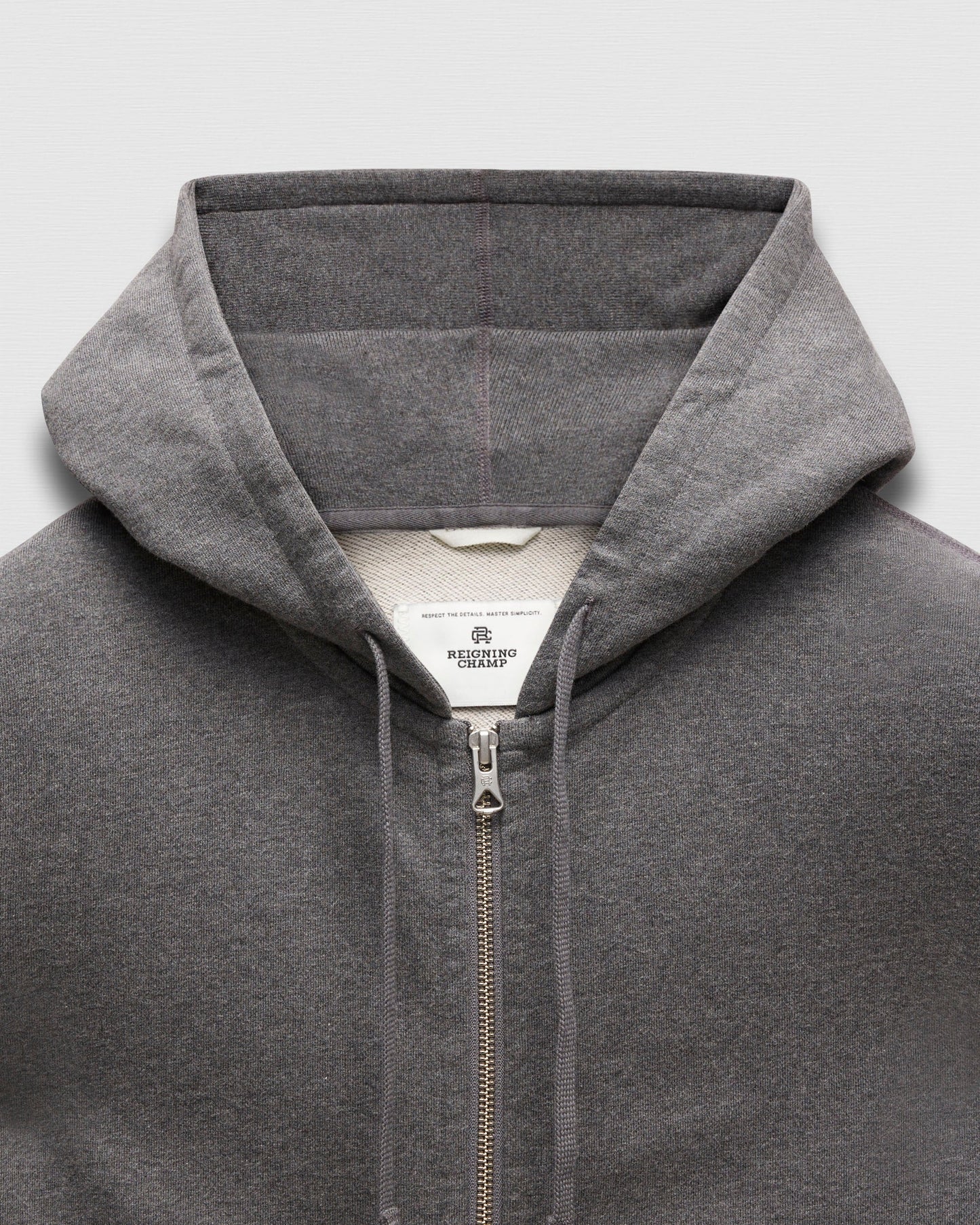 Midweight Terry Slim Zip Hoodie