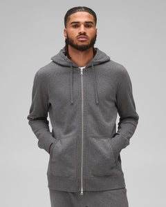 Midweight Terry Slim Zip Hoodie