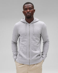 Midweight Terry Slim Zip Hoodie