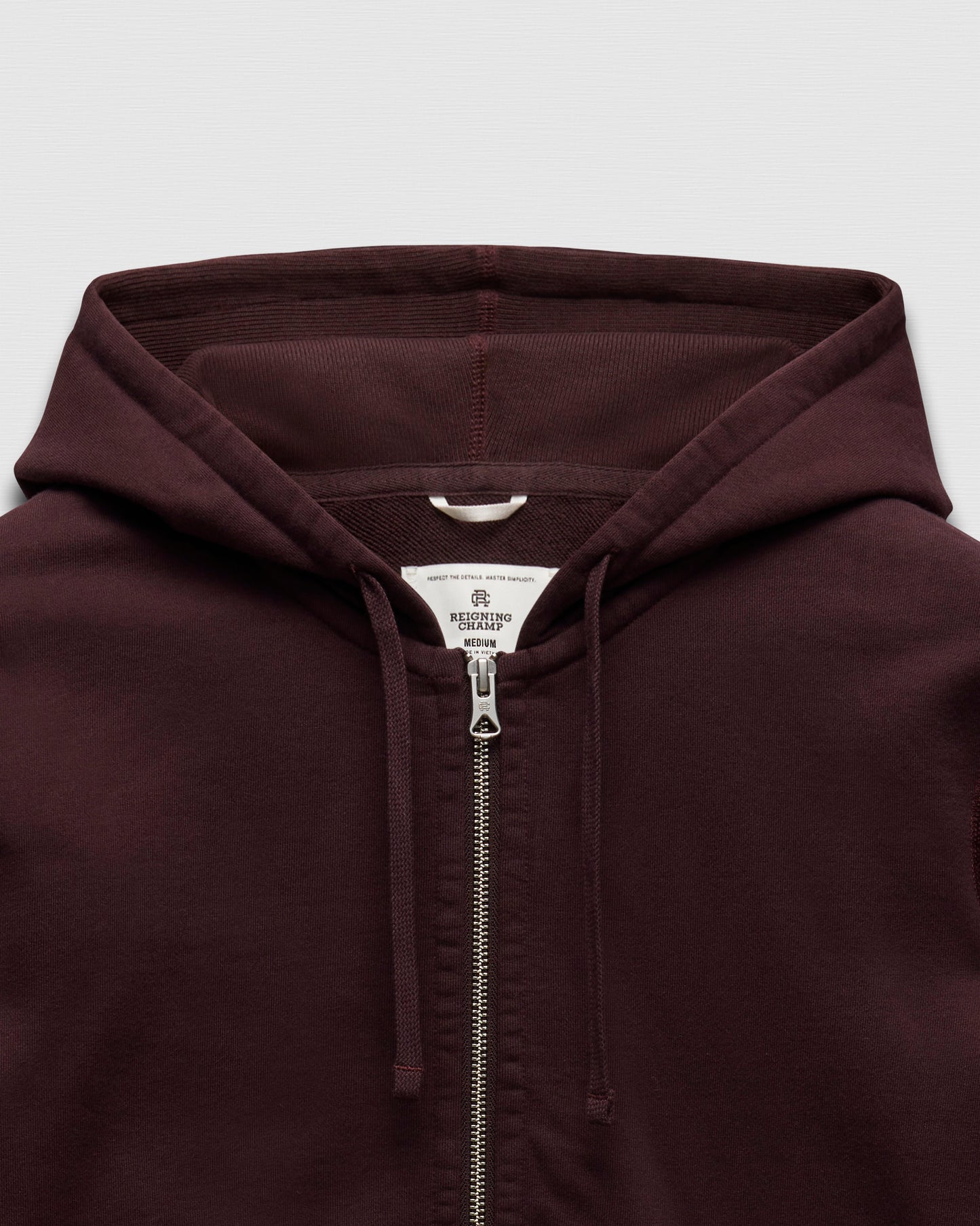 Midweight Terry Slim Zip Hoodie