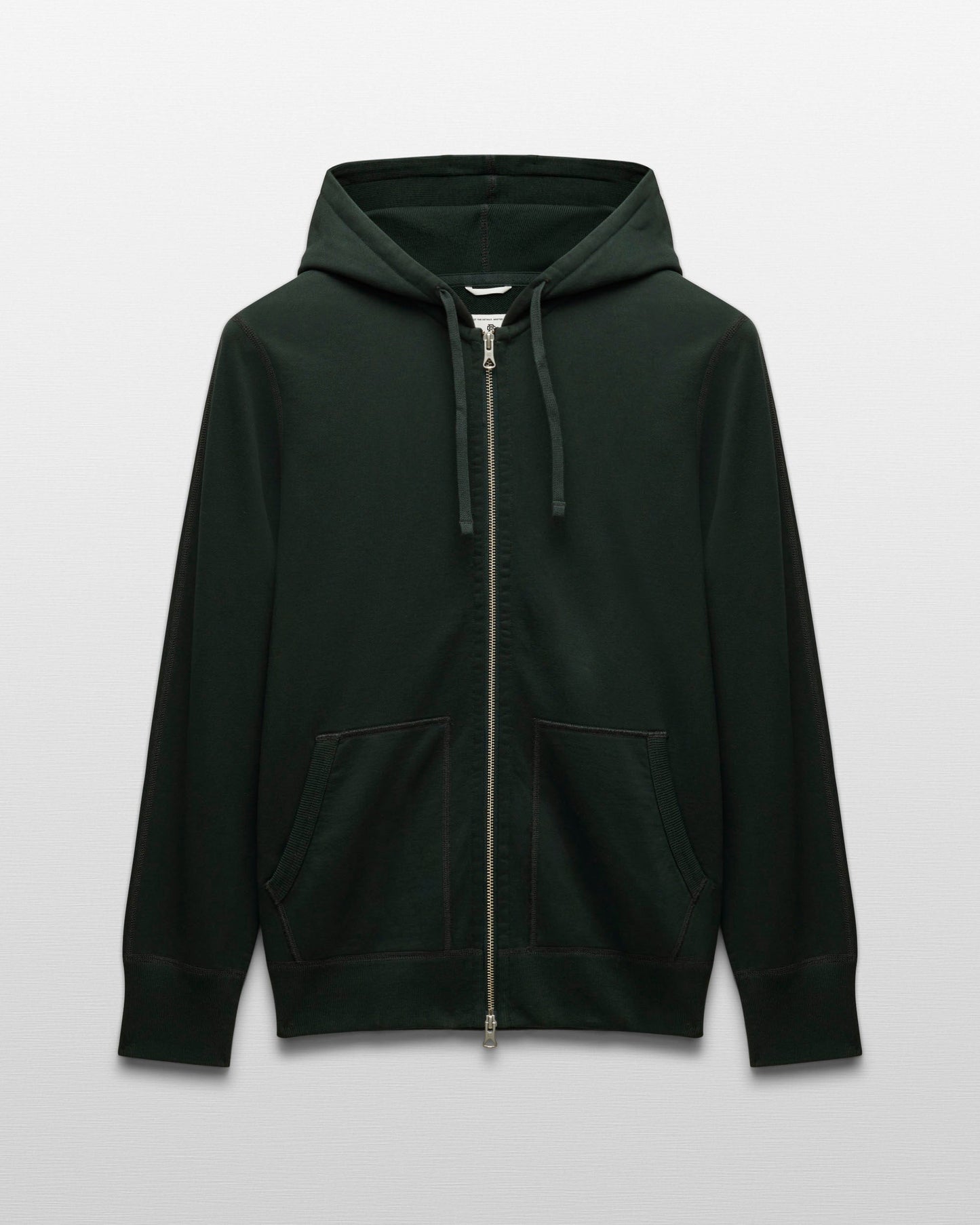 Midweight Terry Slim Zip Hoodie