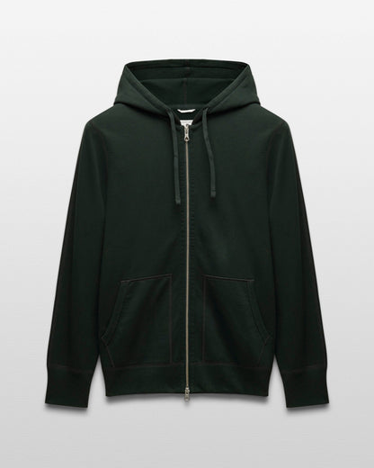 Midweight Terry Slim Zip Hoodie