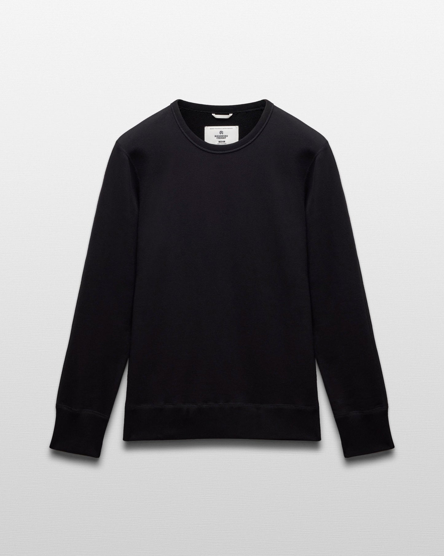 Midweight Terry Slim Crewneck