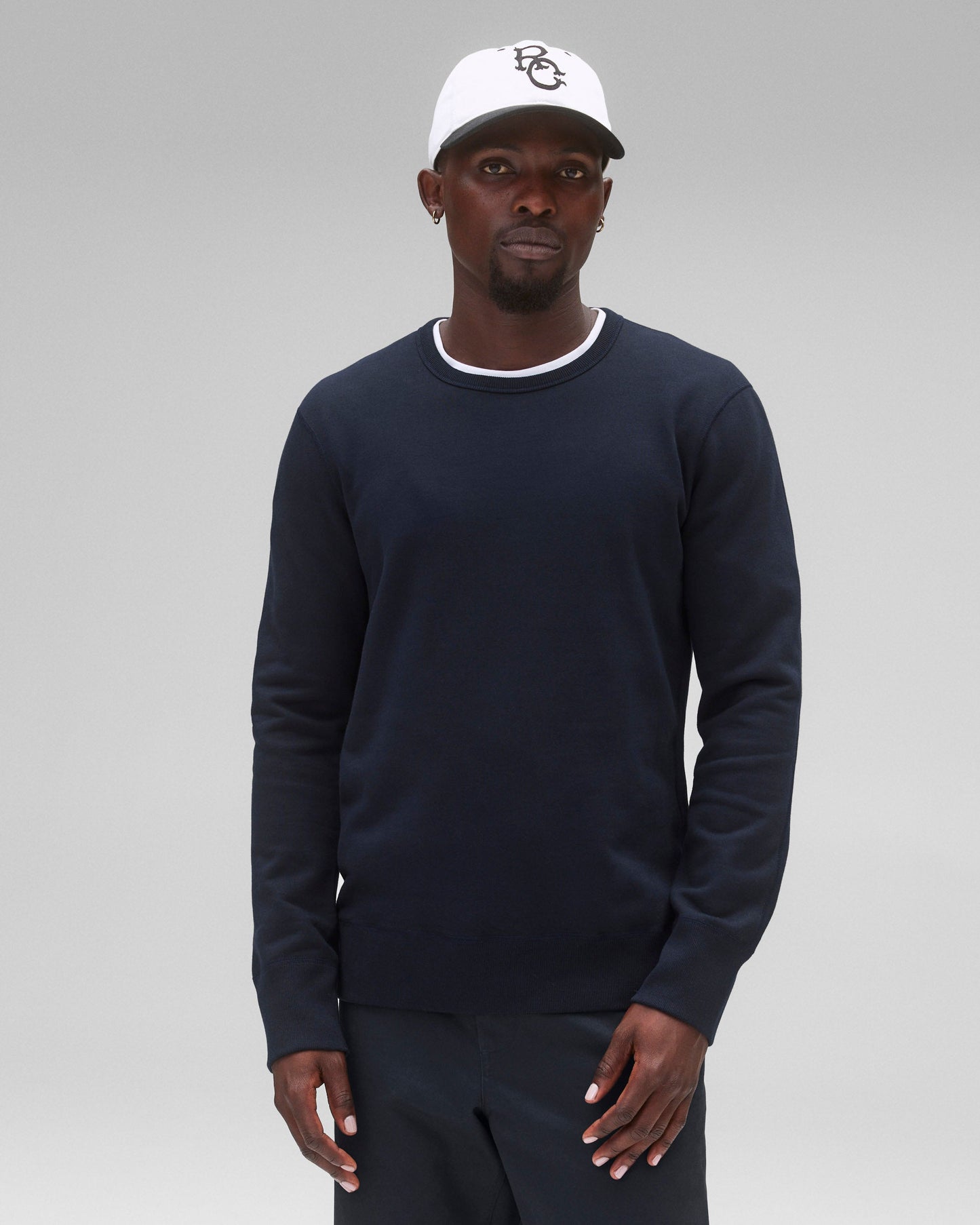 Midweight Terry Slim Crewneck