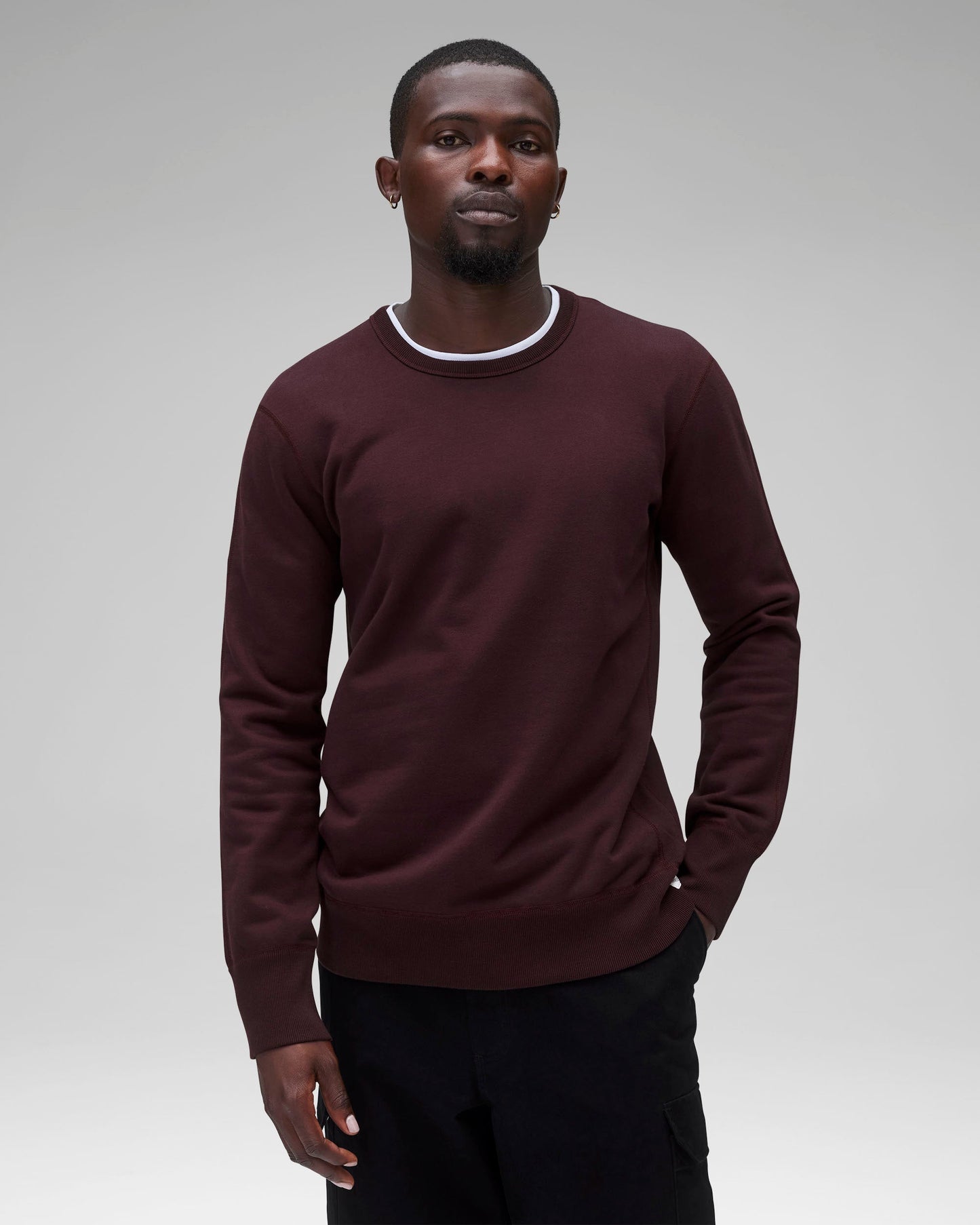 Midweight Terry Slim Crewneck