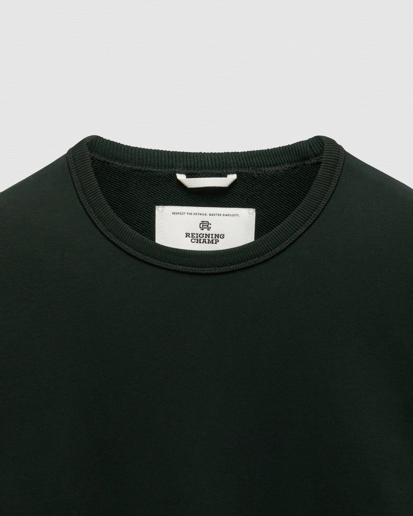 Midweight Terry Slim Crewneck