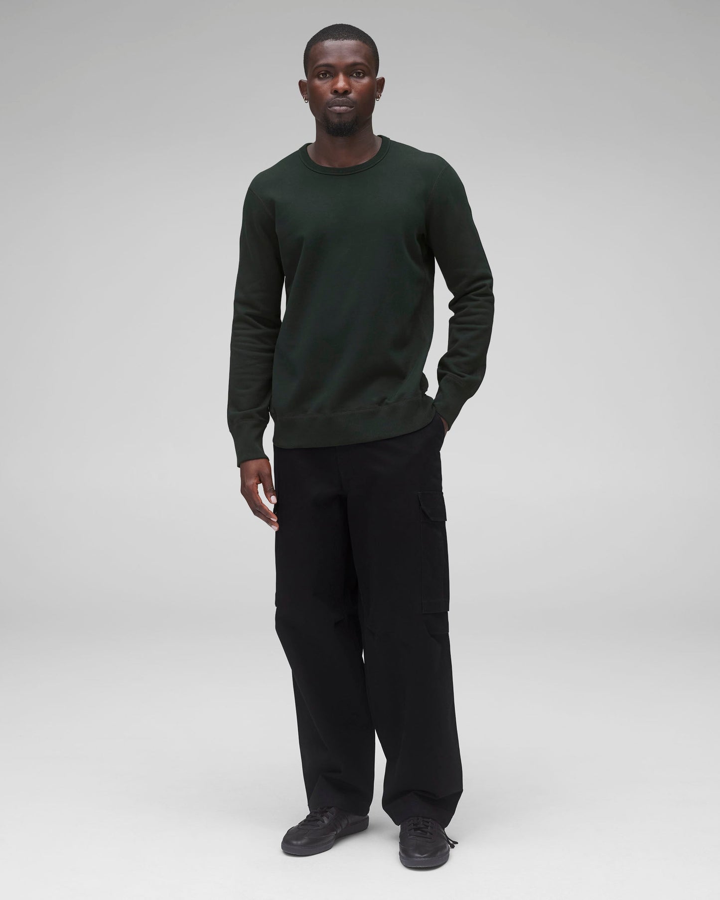 Midweight Terry Slim Crewneck