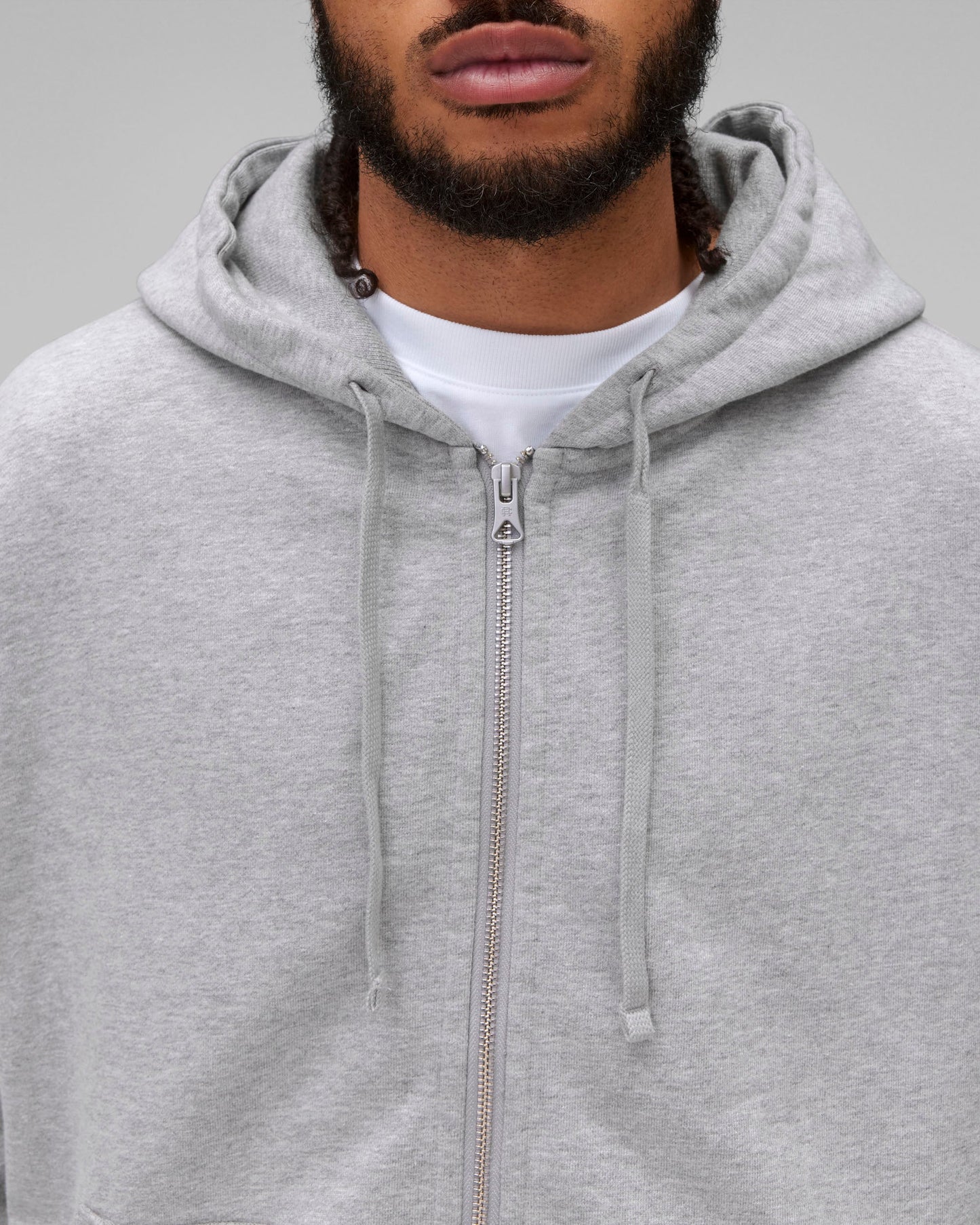 Midweight Terry Relaxed Zip Hoodie