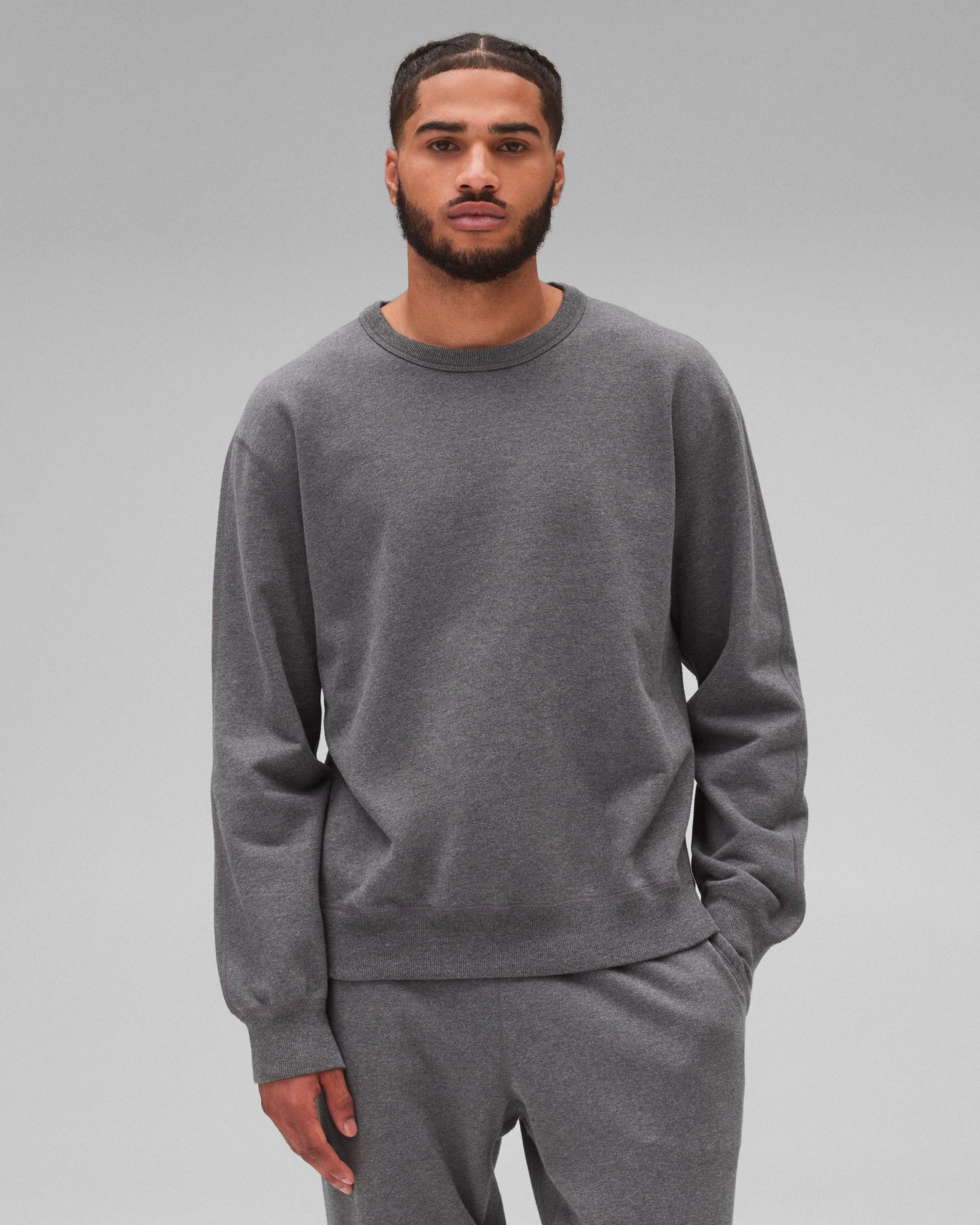 Midweight Terry Standard Crewneck