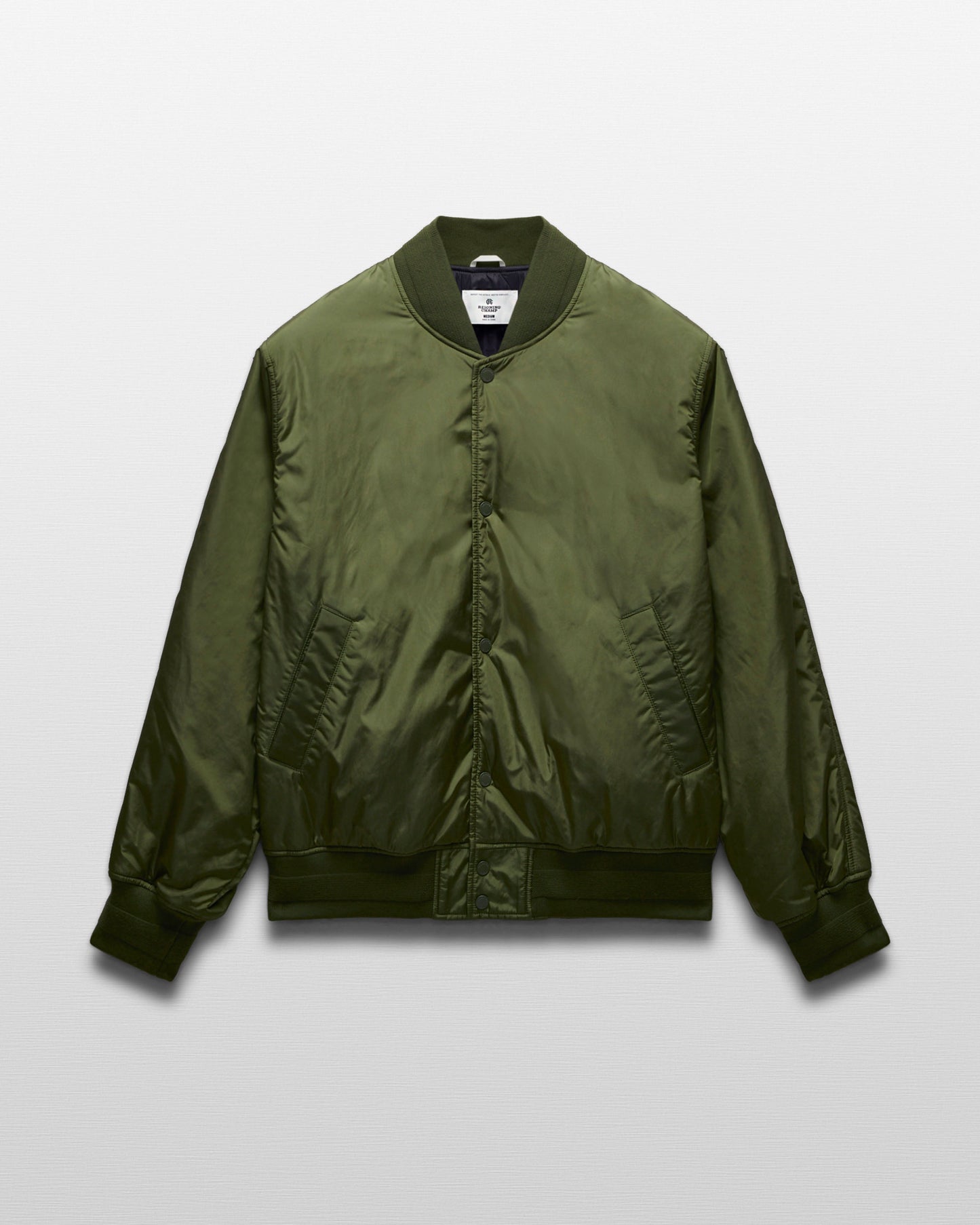 Econyl Satin Nylon Stadium Jacket