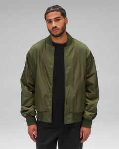 Econyl Satin Nylon Stadium Jacket