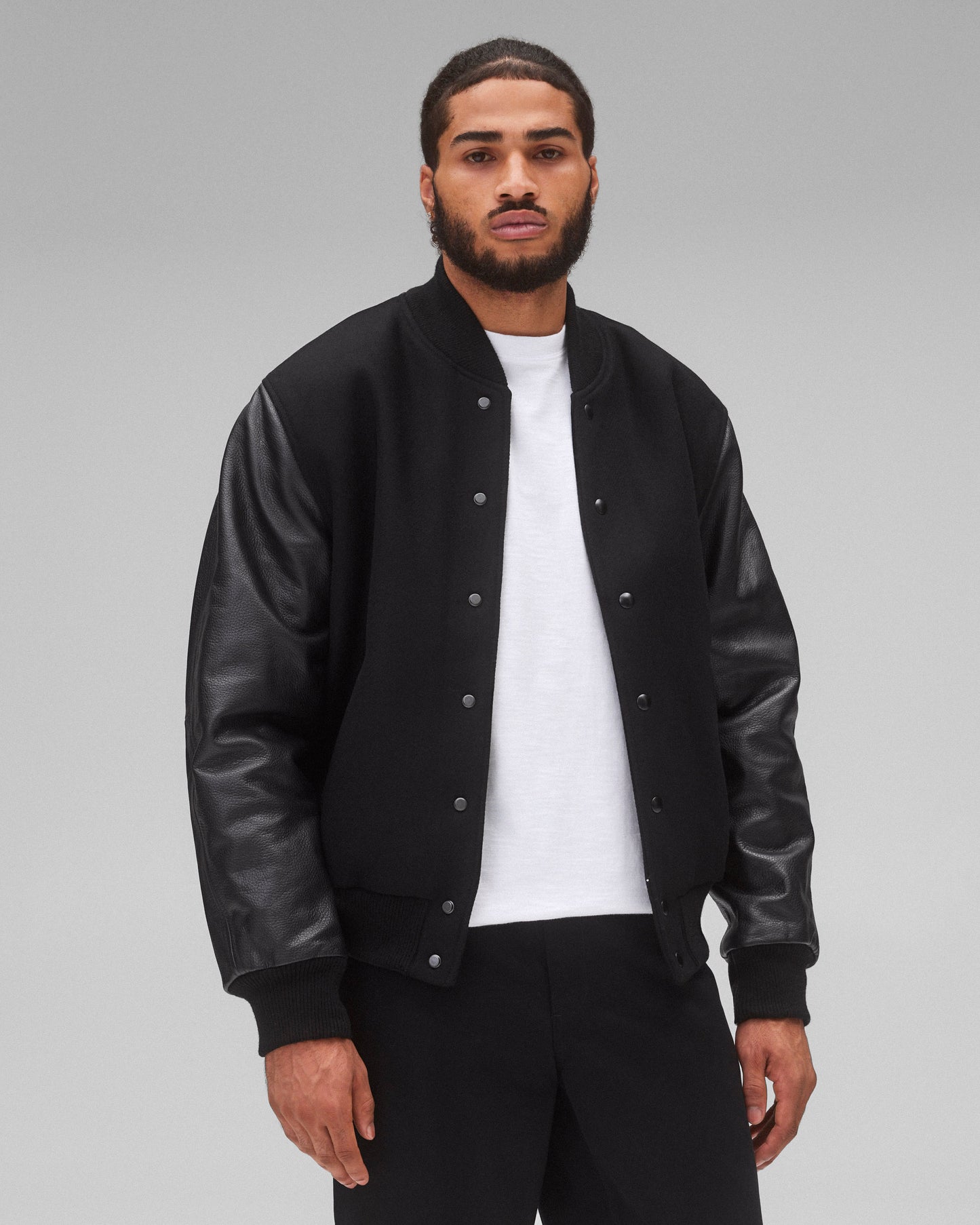 Melton Wool Varsity Jacket