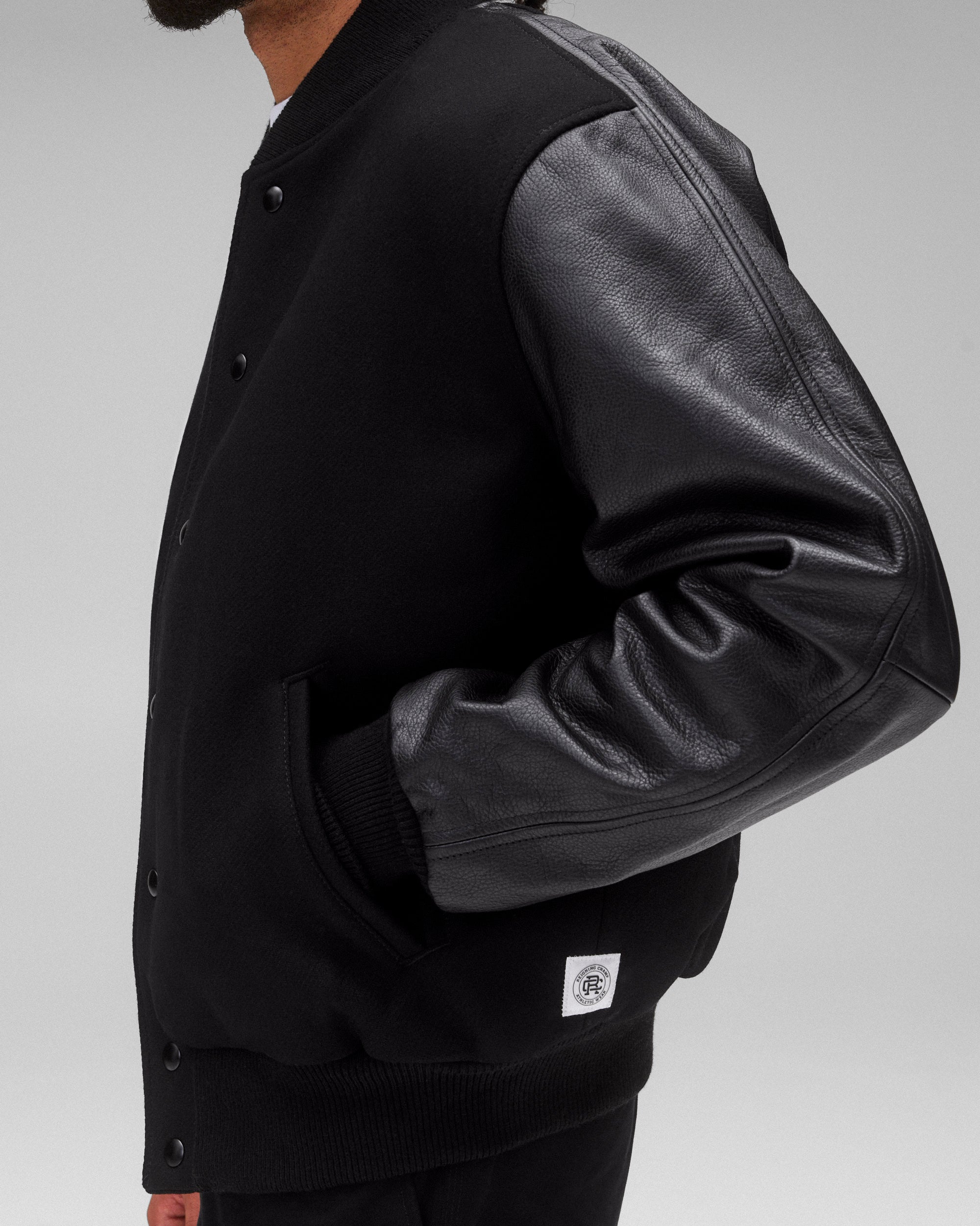 Melton Wool Varsity Jacket | Reigning Champ