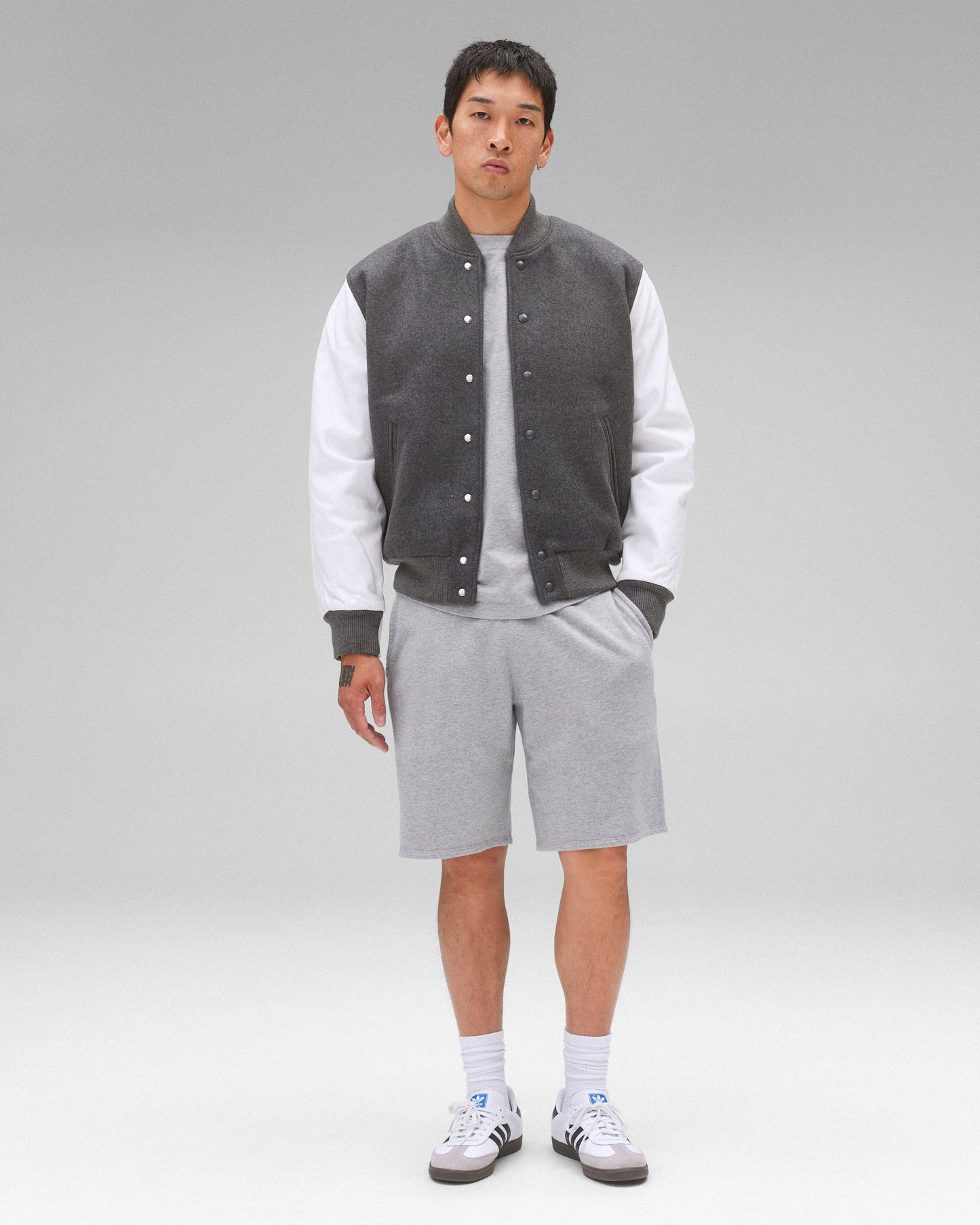 Melton Wool Varsity Jacket