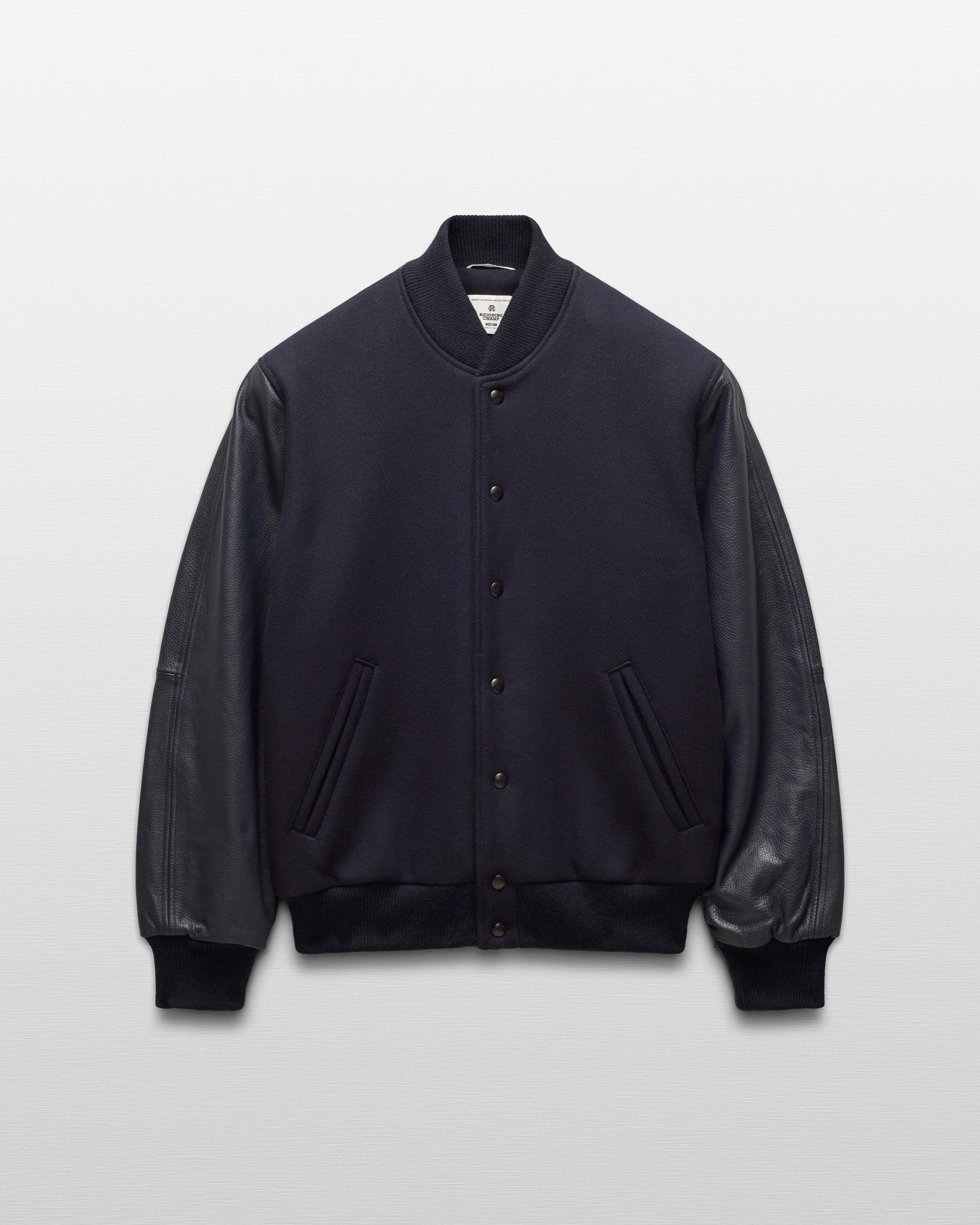 Melton Wool Varsity Jacket Reigning Champ