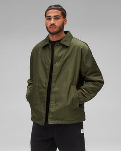 Econyl Satin Nylon Coach's Jacket