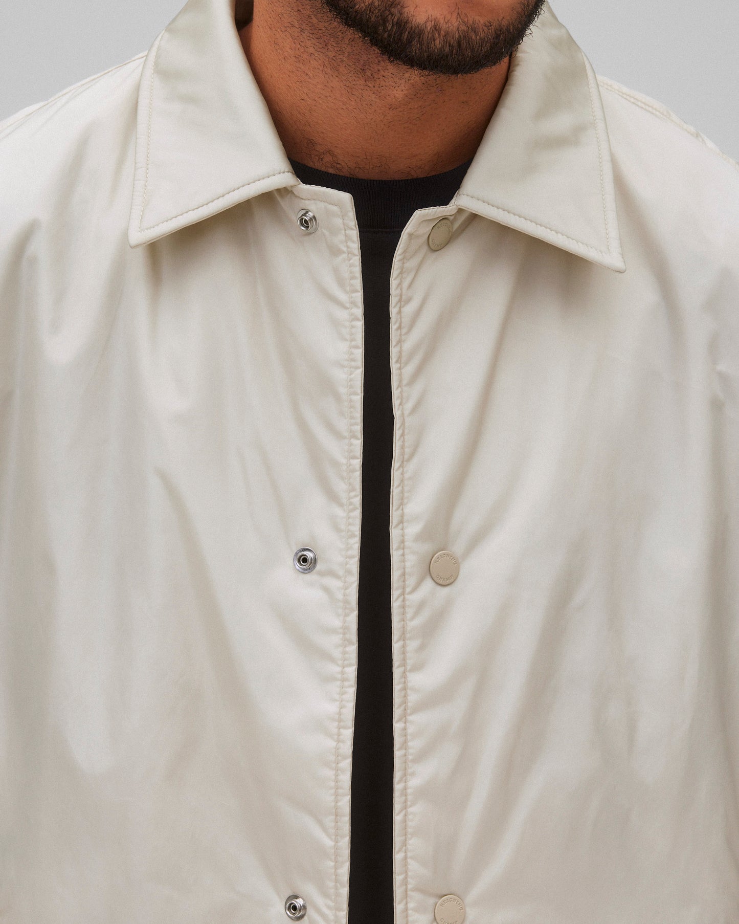 Econyl Satin Nylon Coach's Jacket