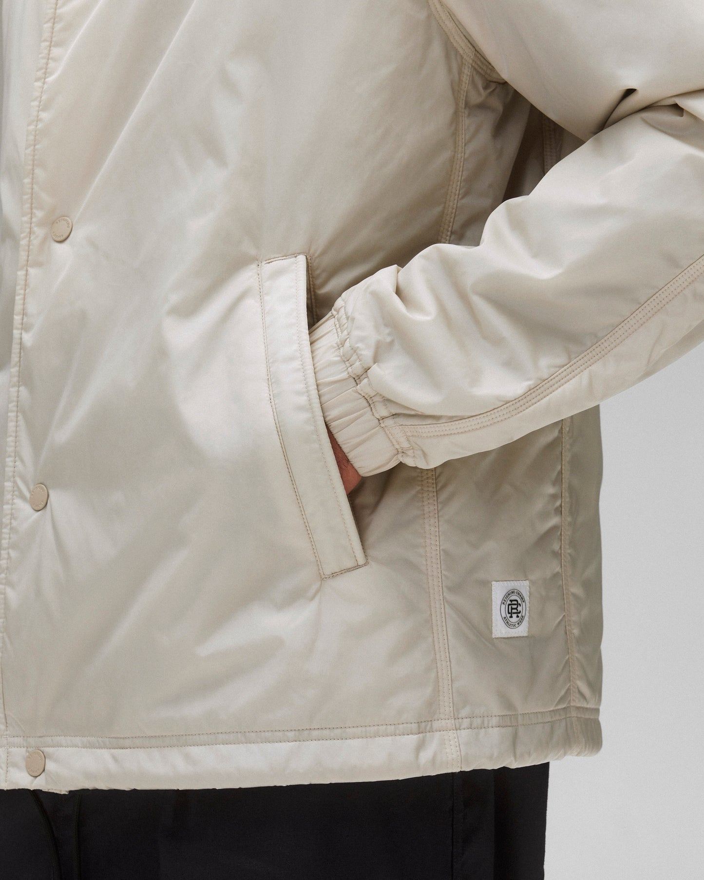 Econyl Satin Nylon Coach's Jacket