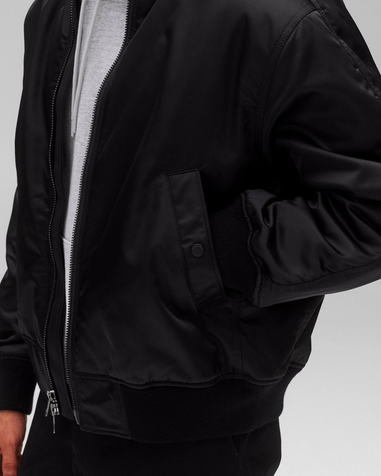 Nylon Twill Crew Jacket