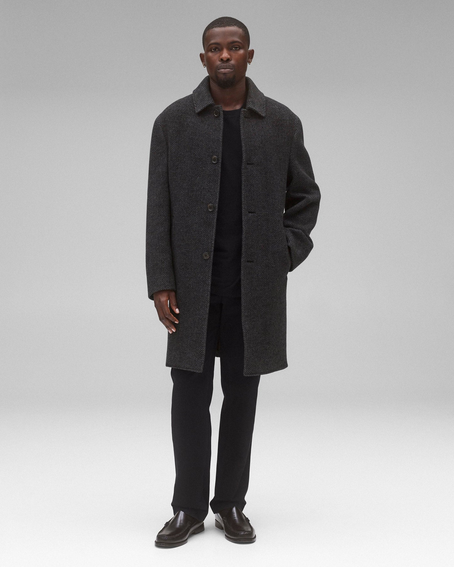 Wool Herringbone Scout Coat