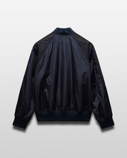 Econyl Satin Nylon Stadium Jacket