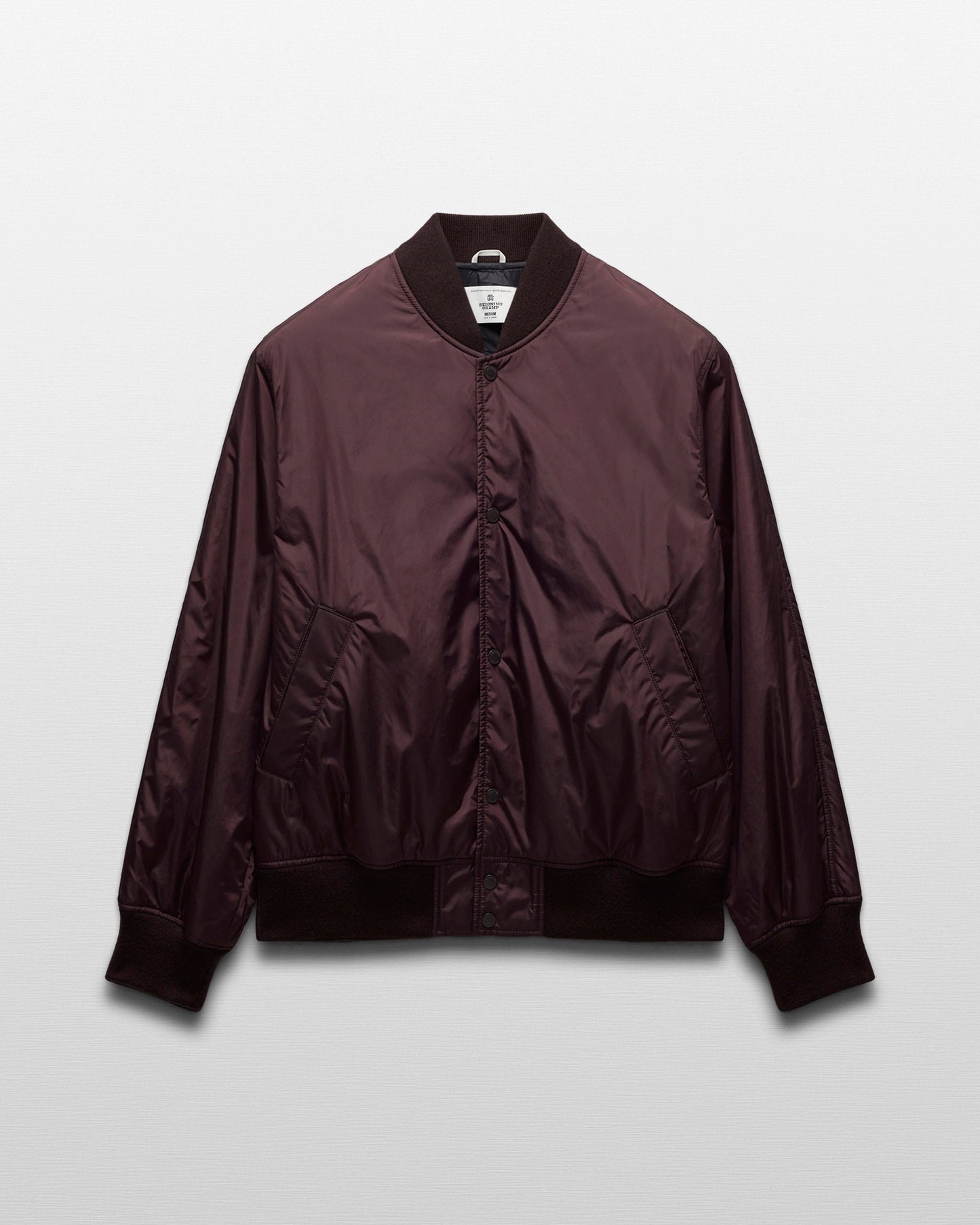 Econyl Satin Nylon Stadium Jacket