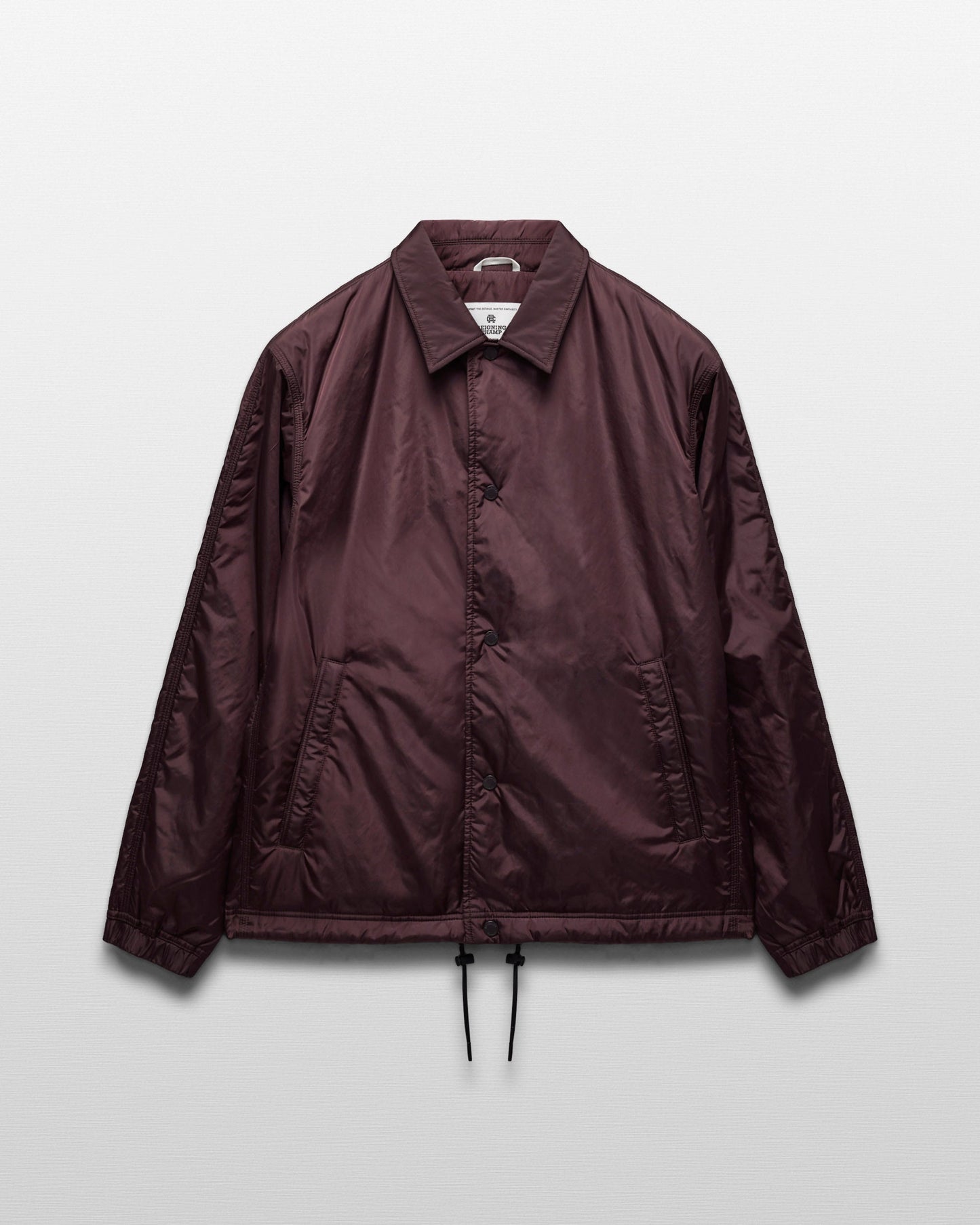 Econyl Satin Nylon Coach's Jacket