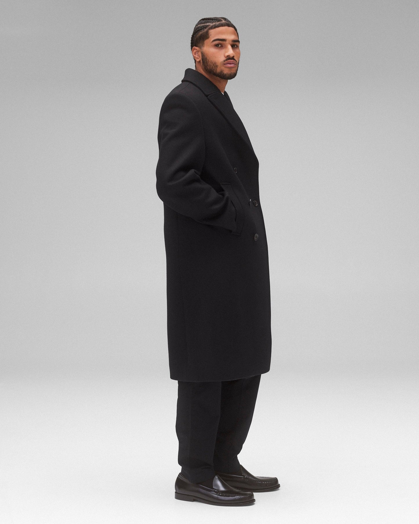 Wool Cashmere Polo Coat