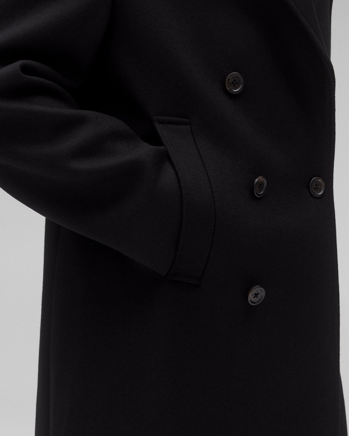 Wool Cashmere Polo Coat