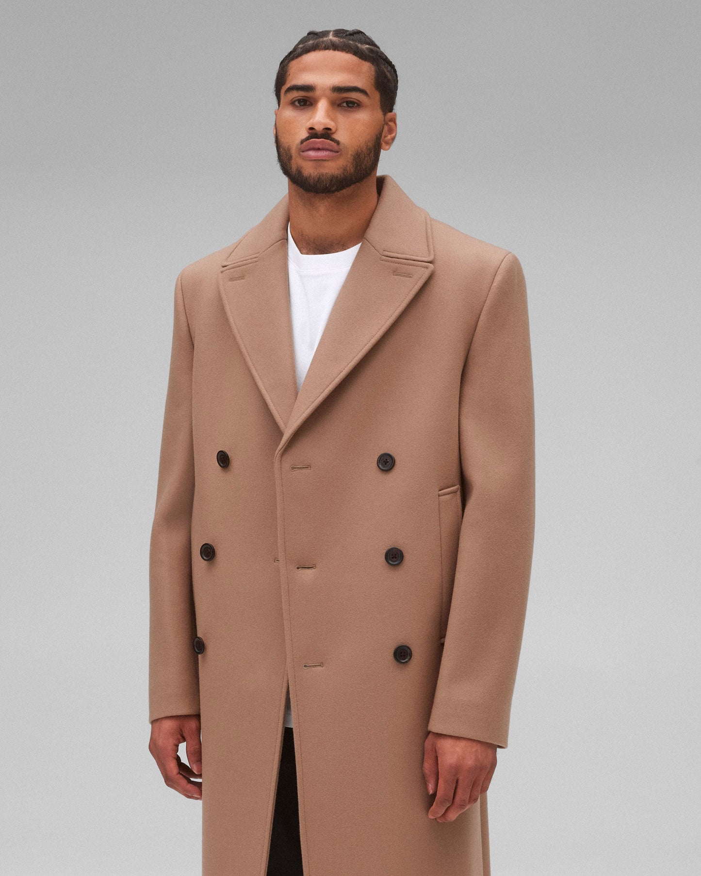 Wool Cashmere Polo Coat