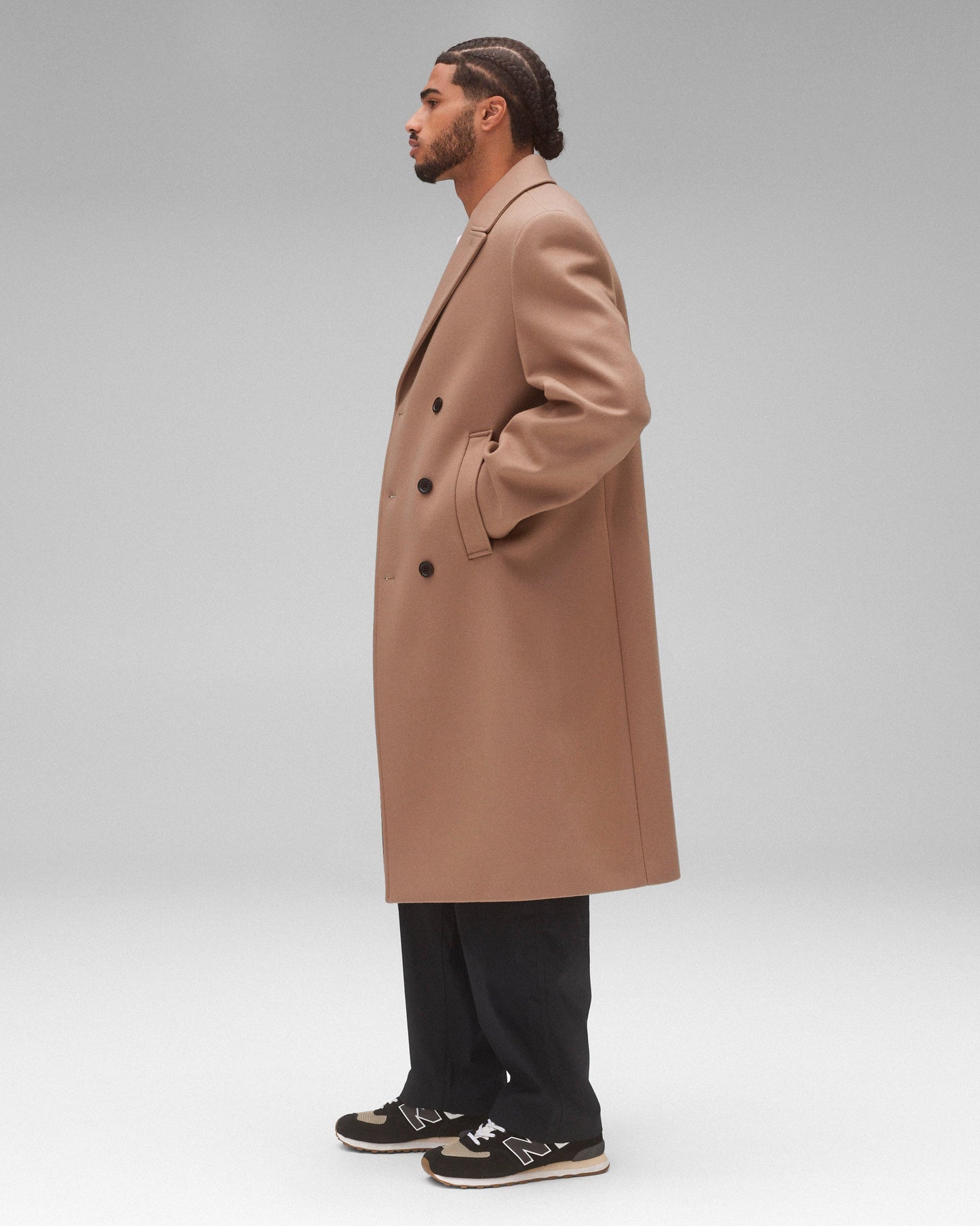 Wool Cashmere Polo Coat