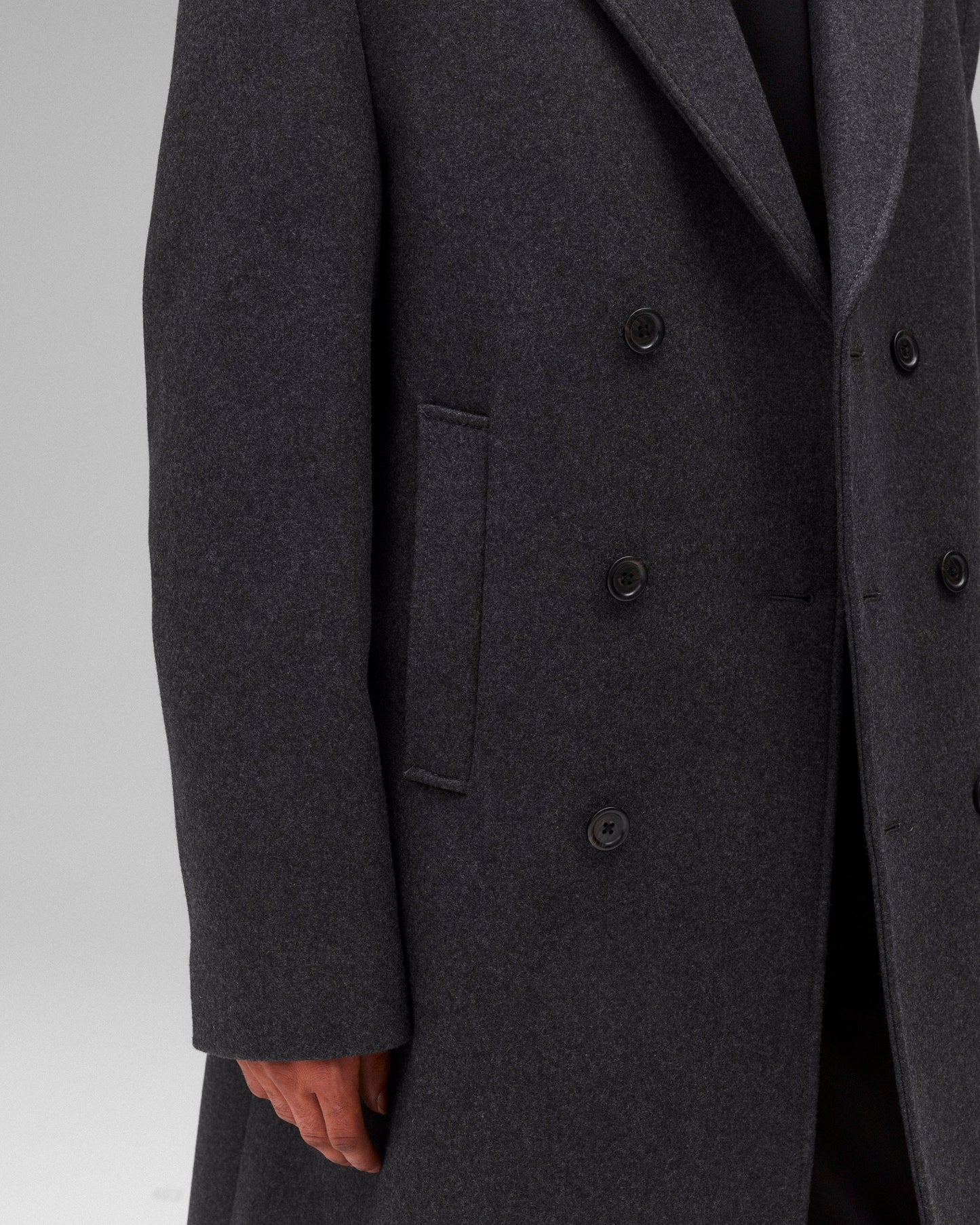 Wool Cashmere Polo Coat